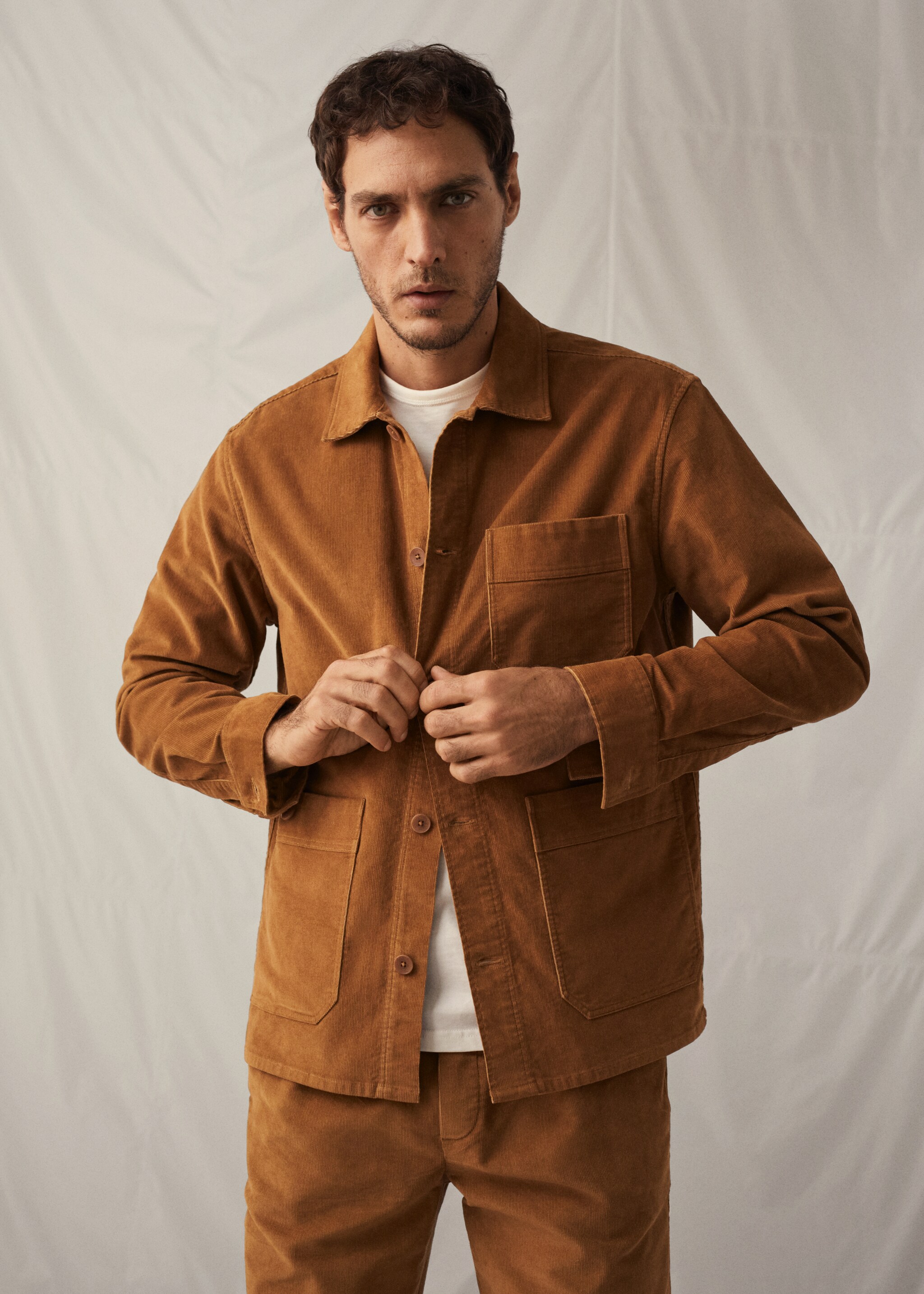 Worker corduroy overshirt - Details of the article 5