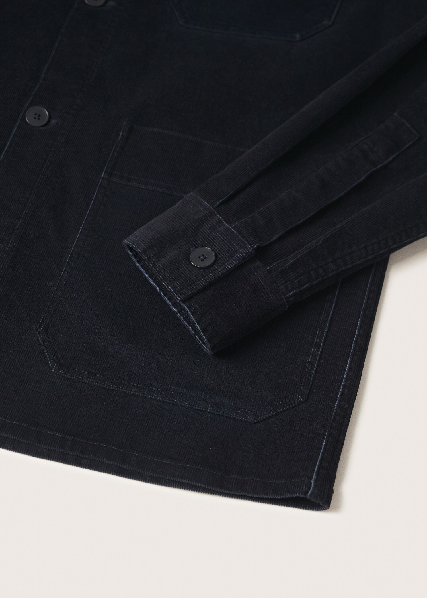 Manšestrová svrchní košile stylu worker - Detail zboží 7
