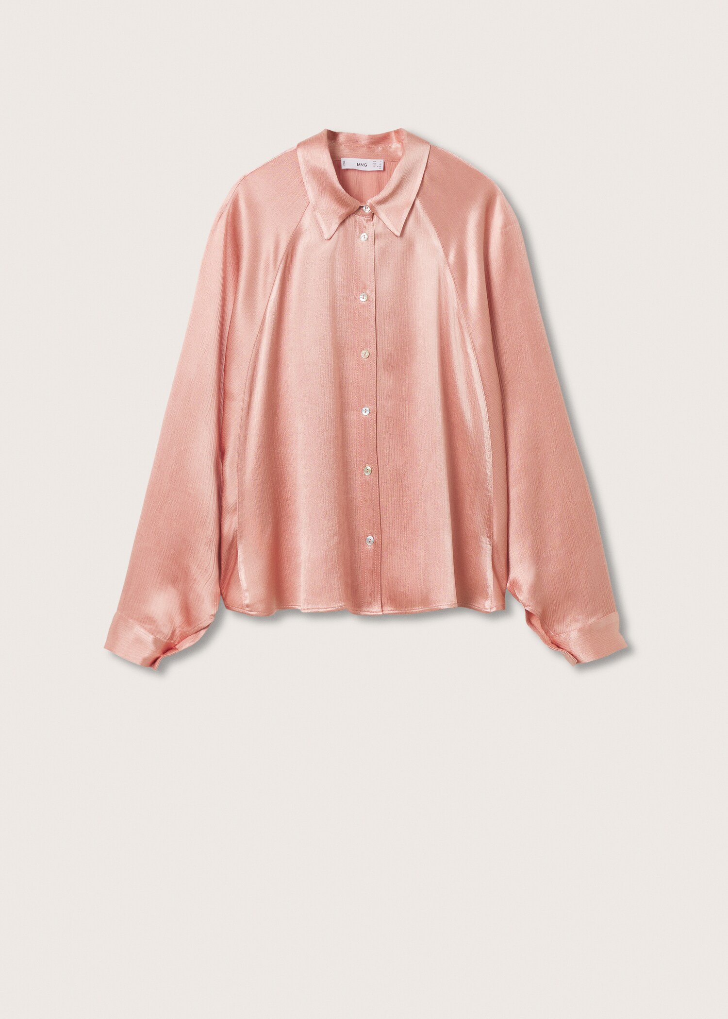 Camisa fluida satinada - Artículo sin modelo