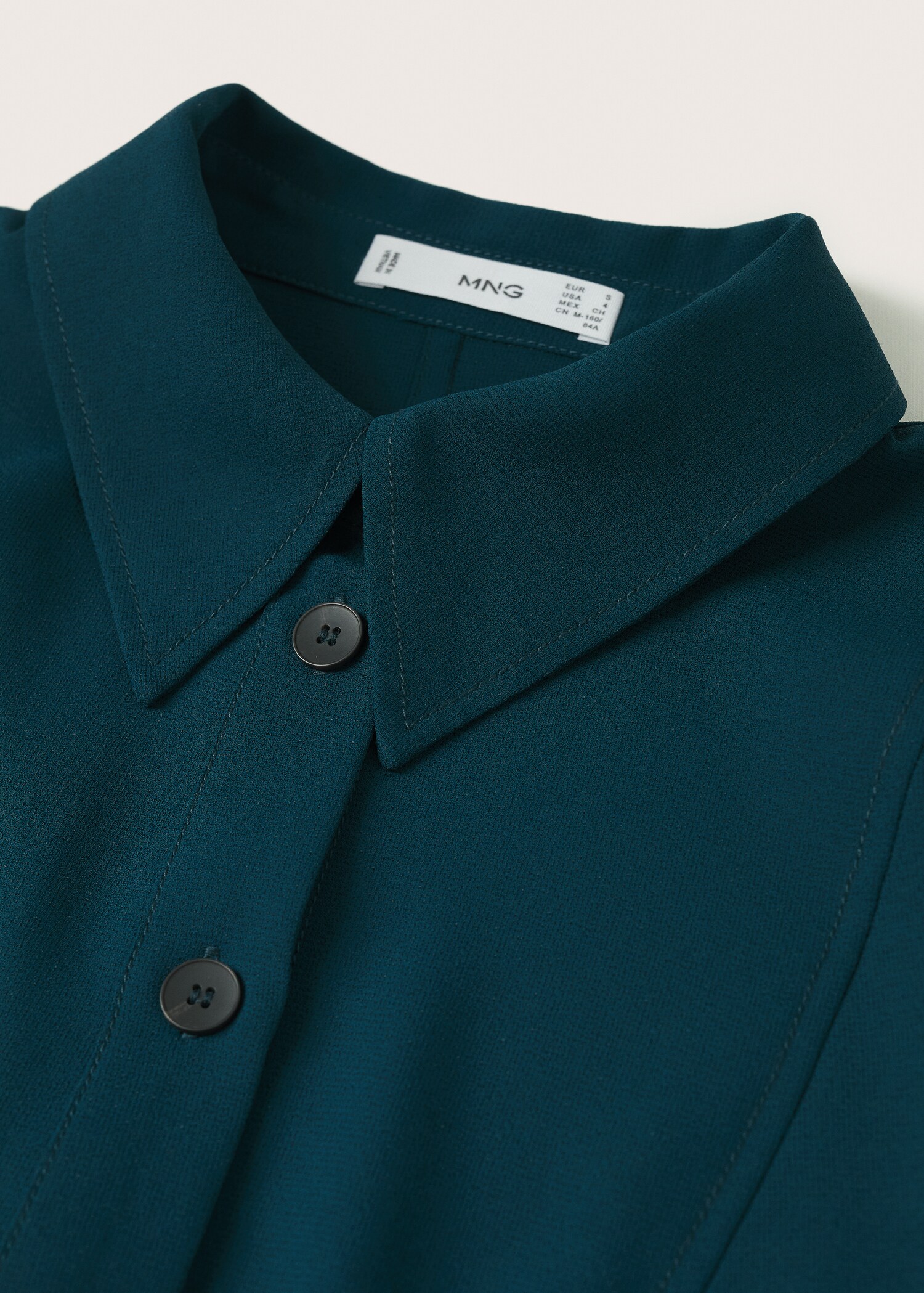 Vestido fluido camisero - Detalle del artículo 8