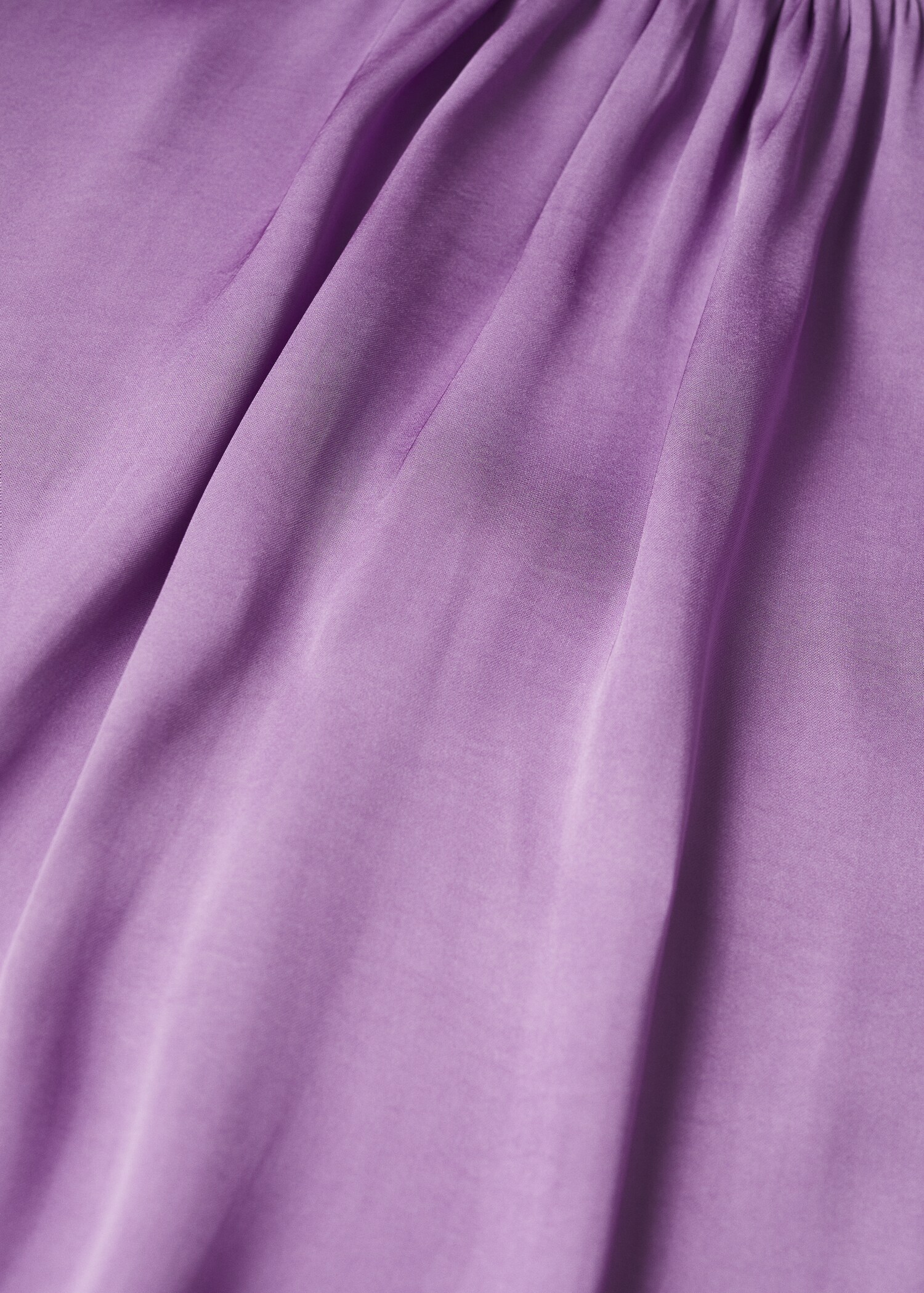 Satin-finish blouse with shoulder pads  - Details of the article 8