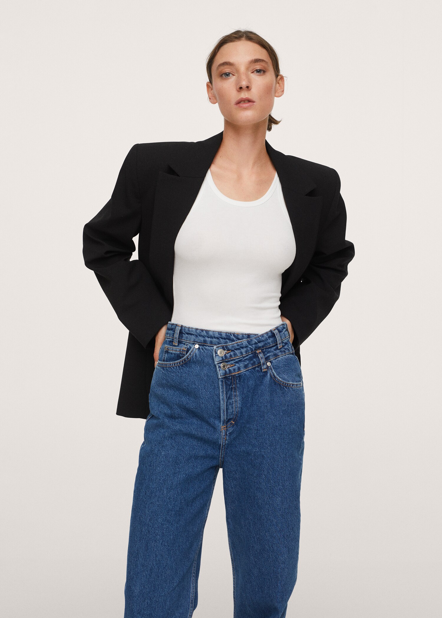 Raka jeans hög midja - Detaljer om artikeln 1