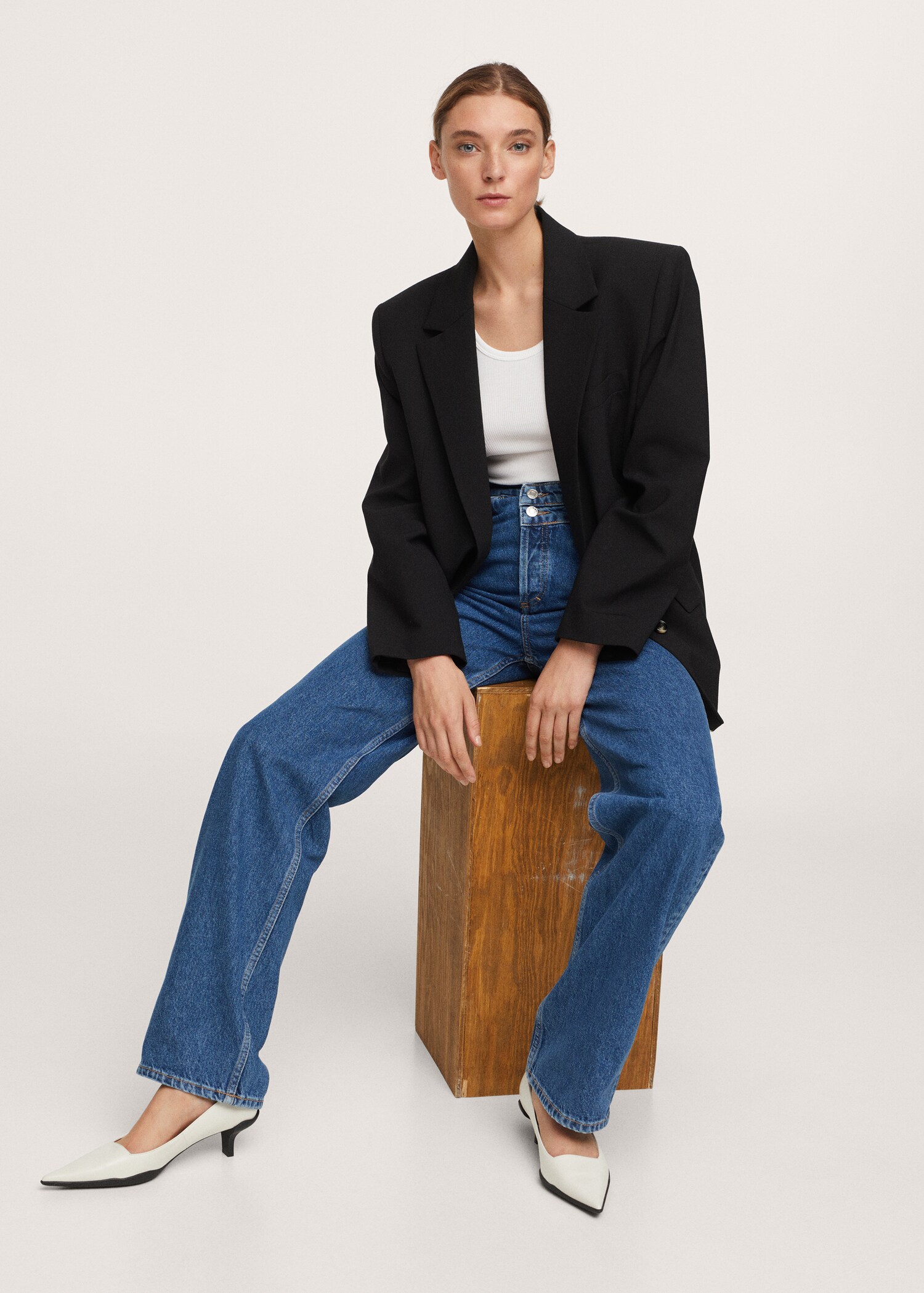 Raka jeans hög midja - Detaljer om artikeln 2
