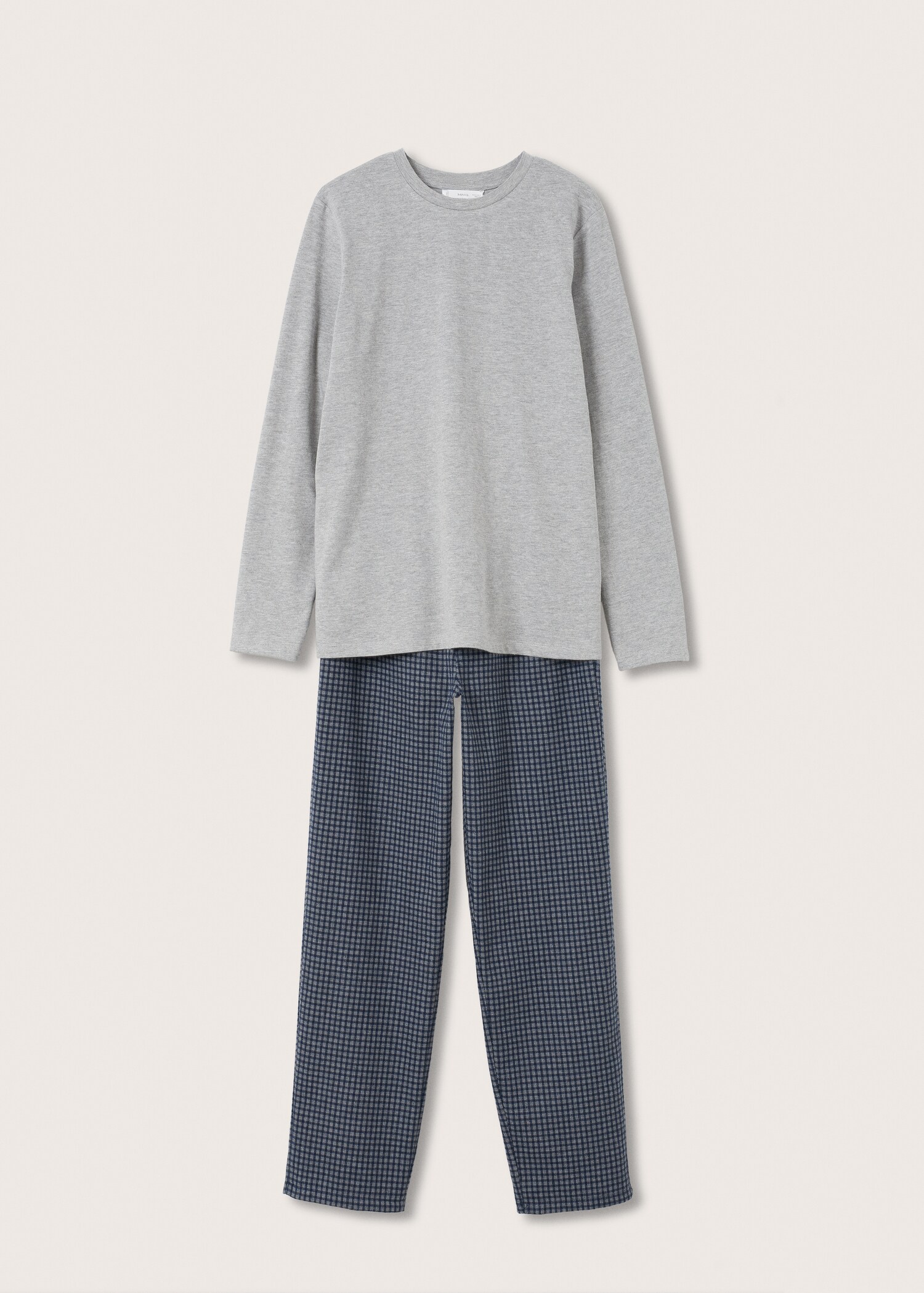 Pijama dos piezas largo cuadros - Artículo sin modelo