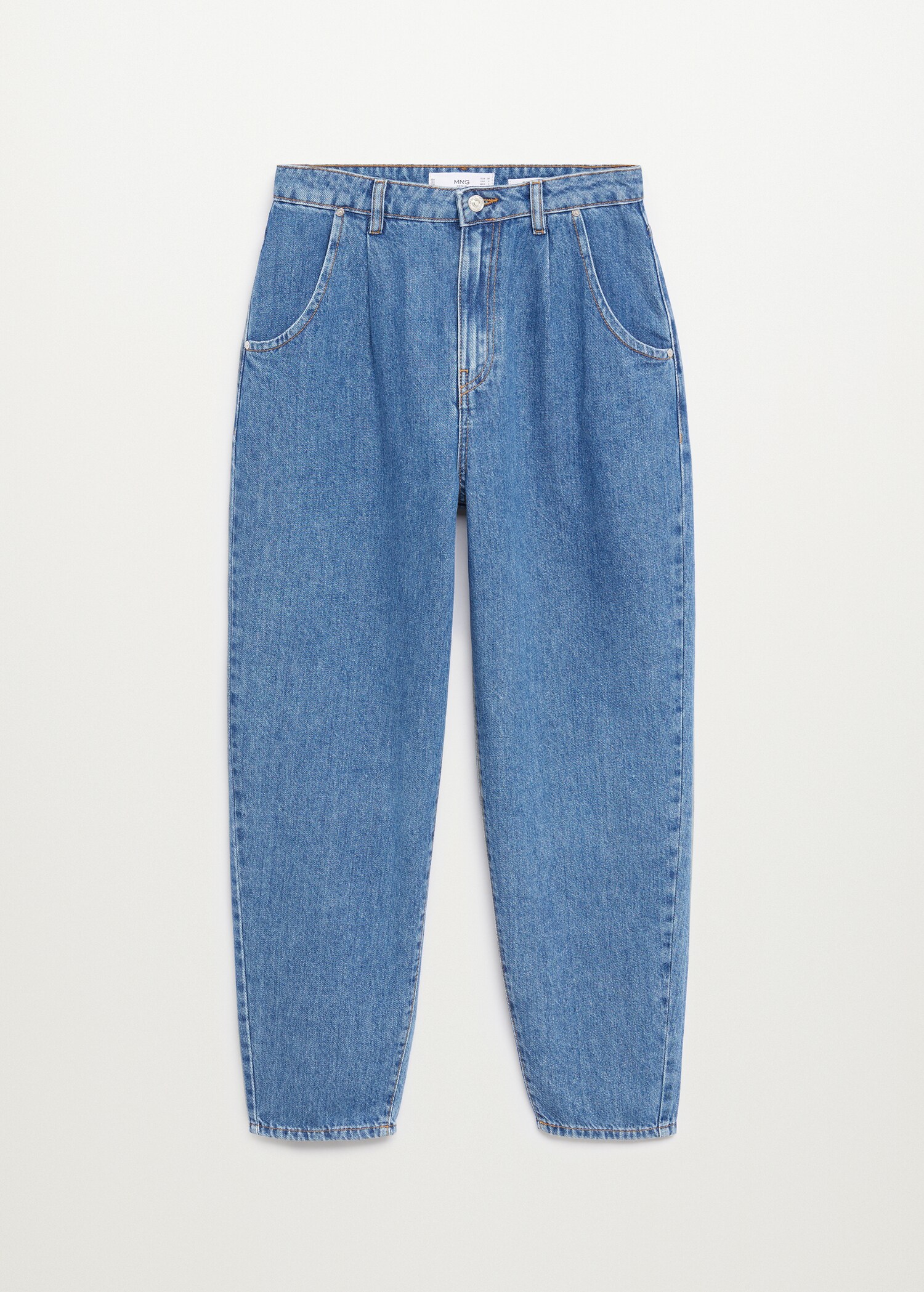 Džíny slouchy se záševky - Zboží bez modelu