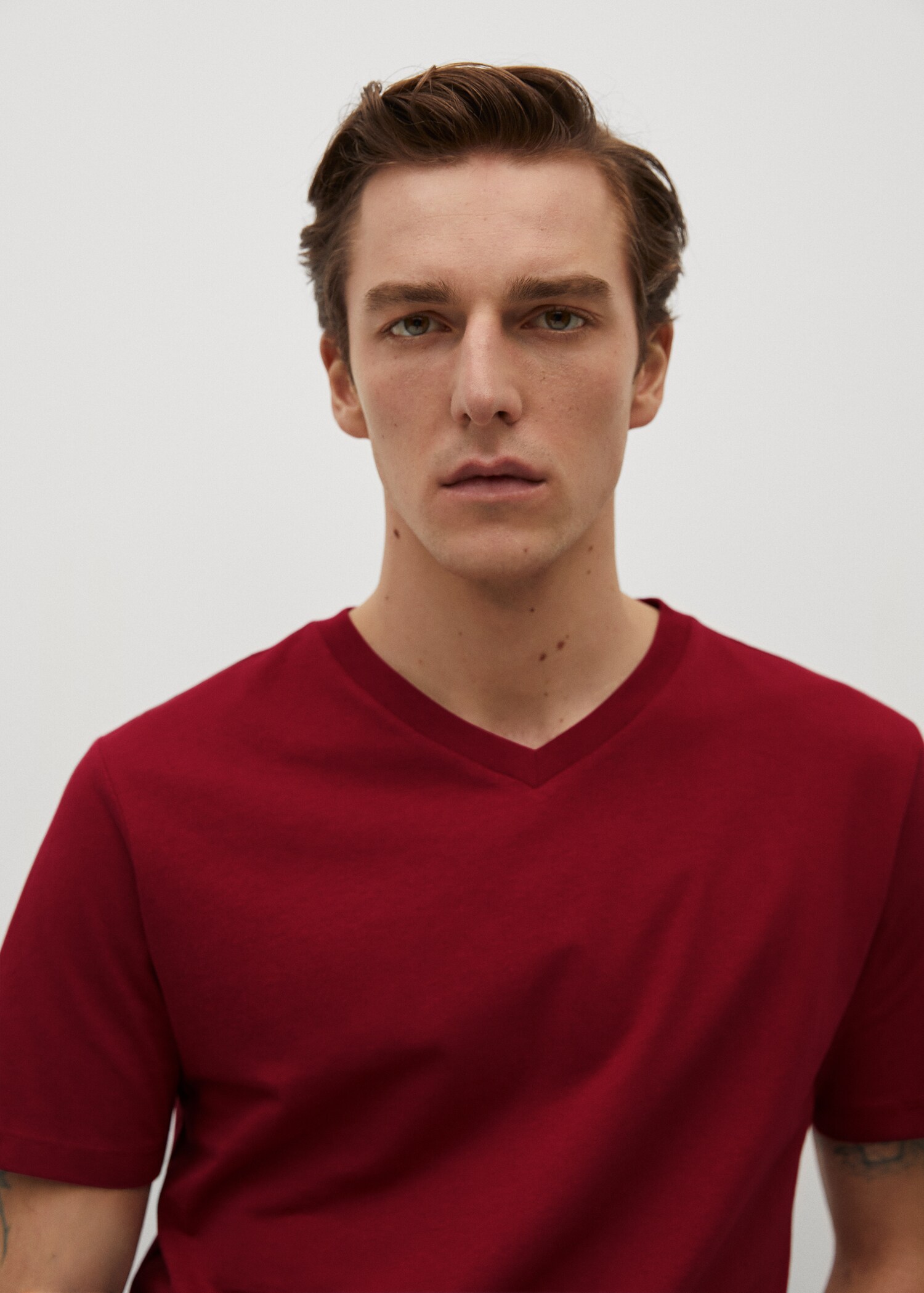 Sustainable cotton basic T-shirt - Details of the article 1