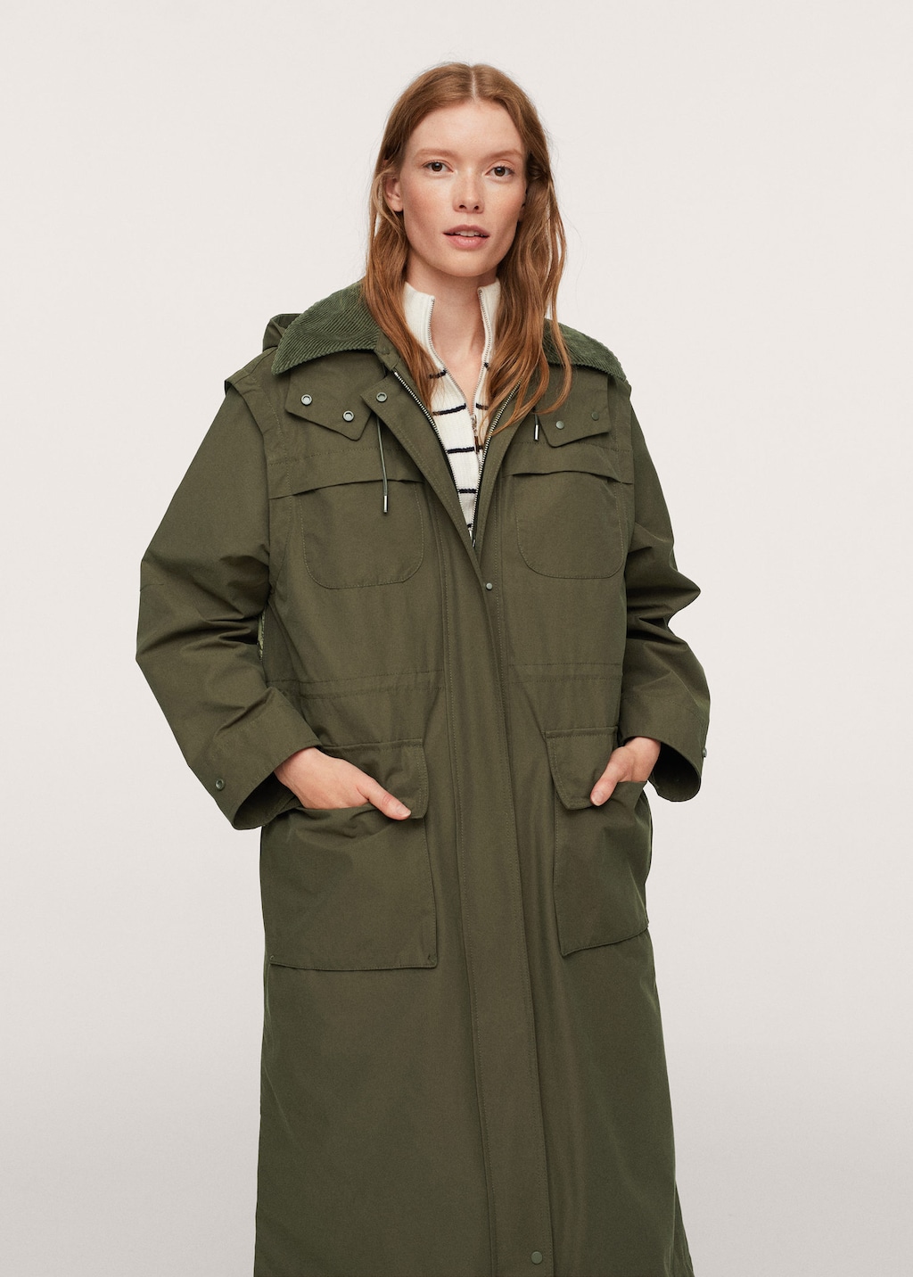 Mango outlet parkas sales