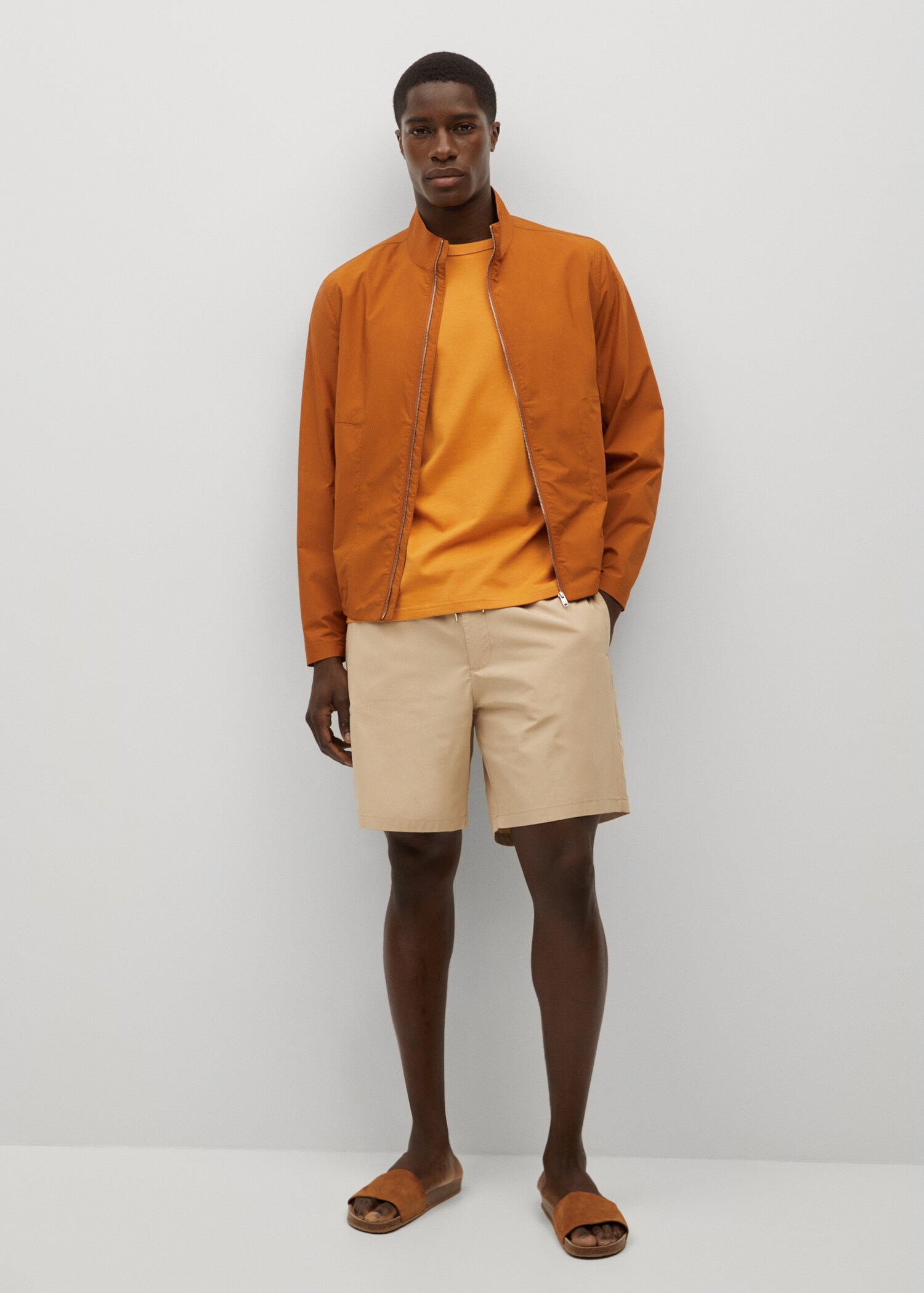 Bermudas jogger algodón Tencel - Plano general