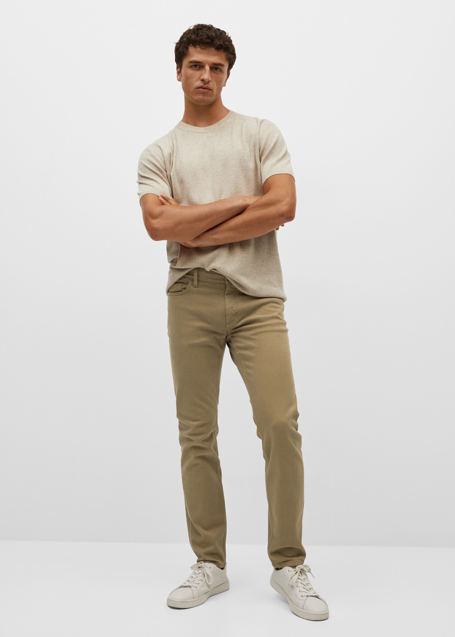 Slim-fit colored jeans - General plane