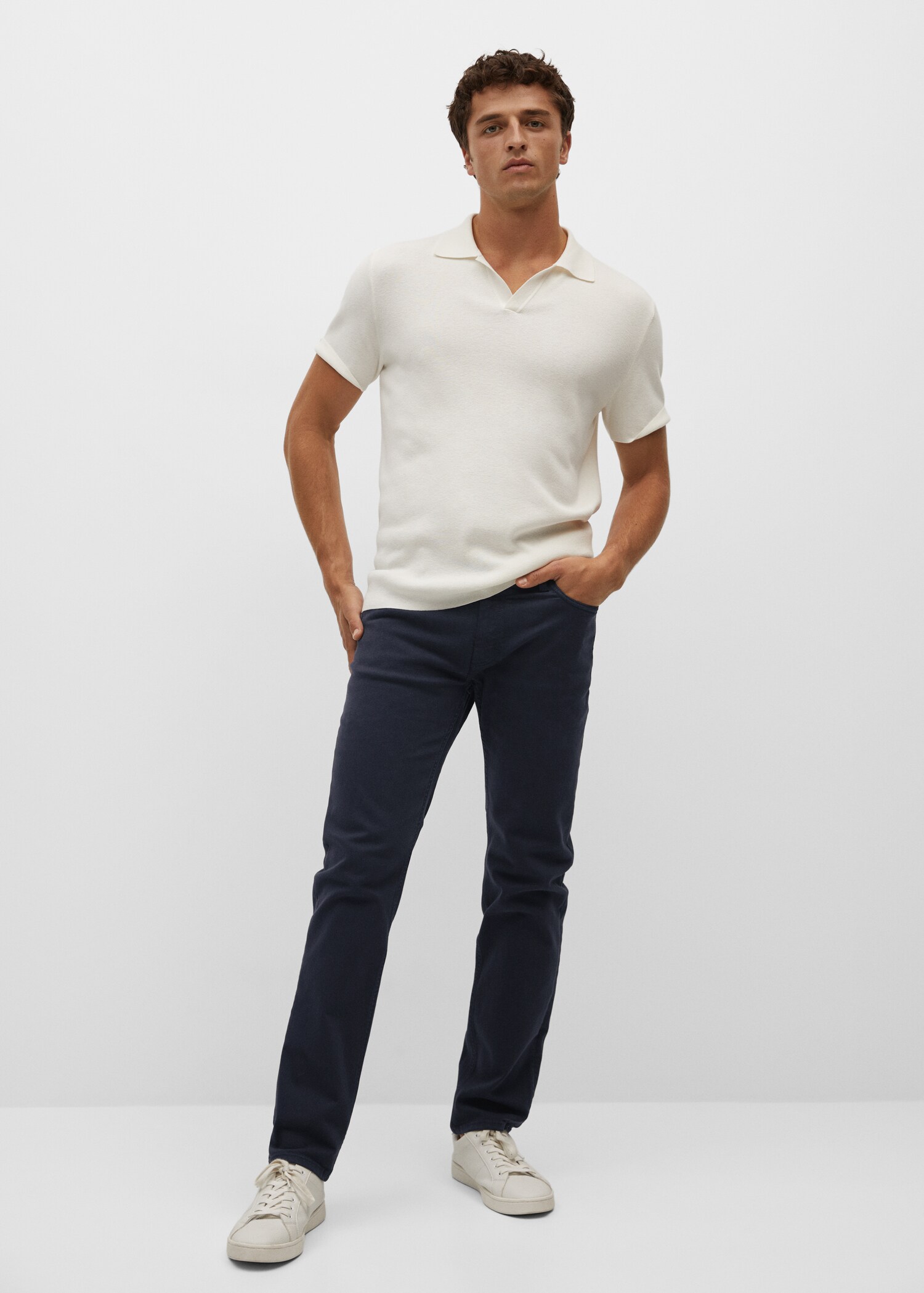 Slim-fit colored jeans - General plane