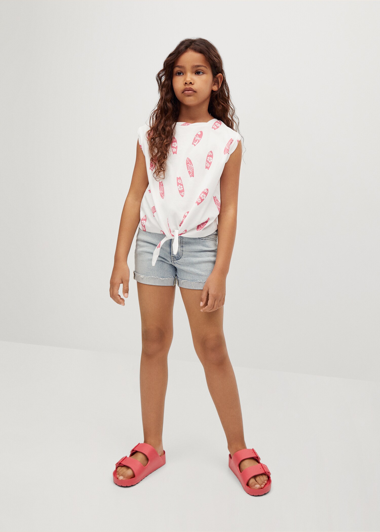 Knot printed T-shirt - General plane