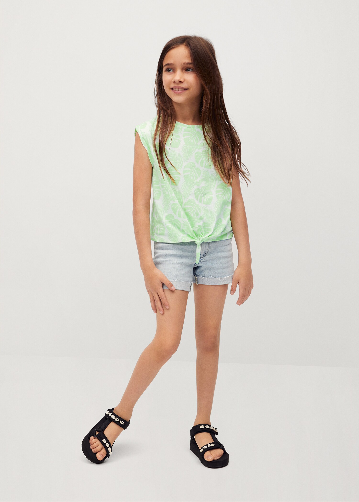 Knot printed T-shirt - General plane