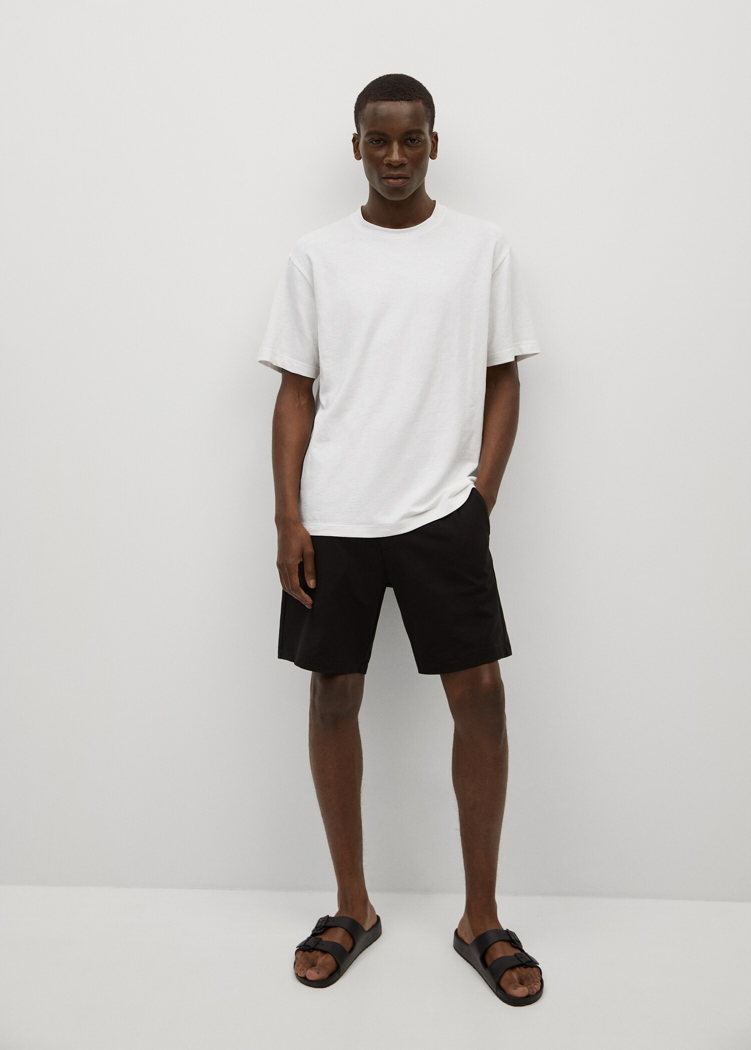 Camiseta lino stretch premium - Plano general