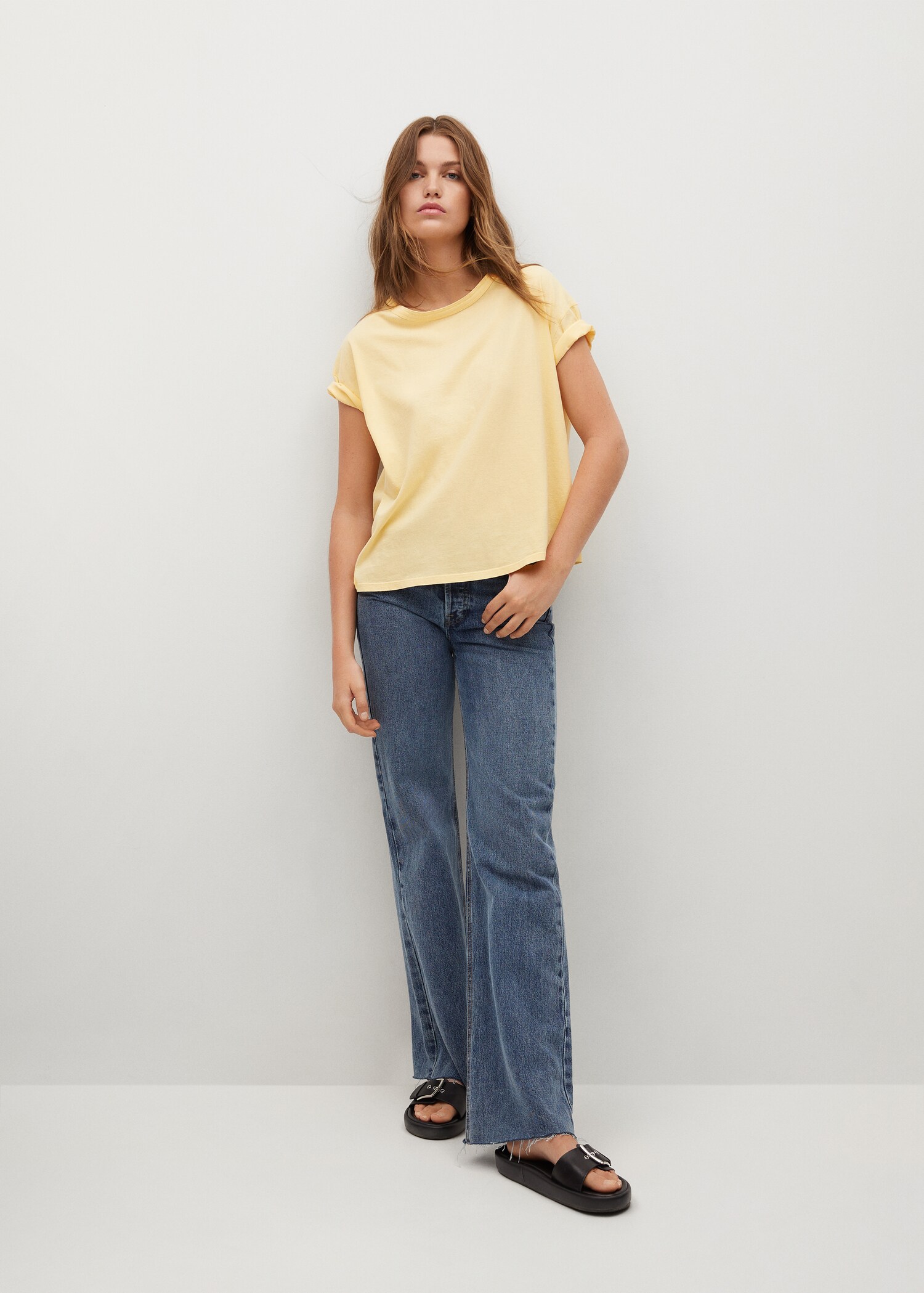 Essential cotton-blend T-shirt - General plane