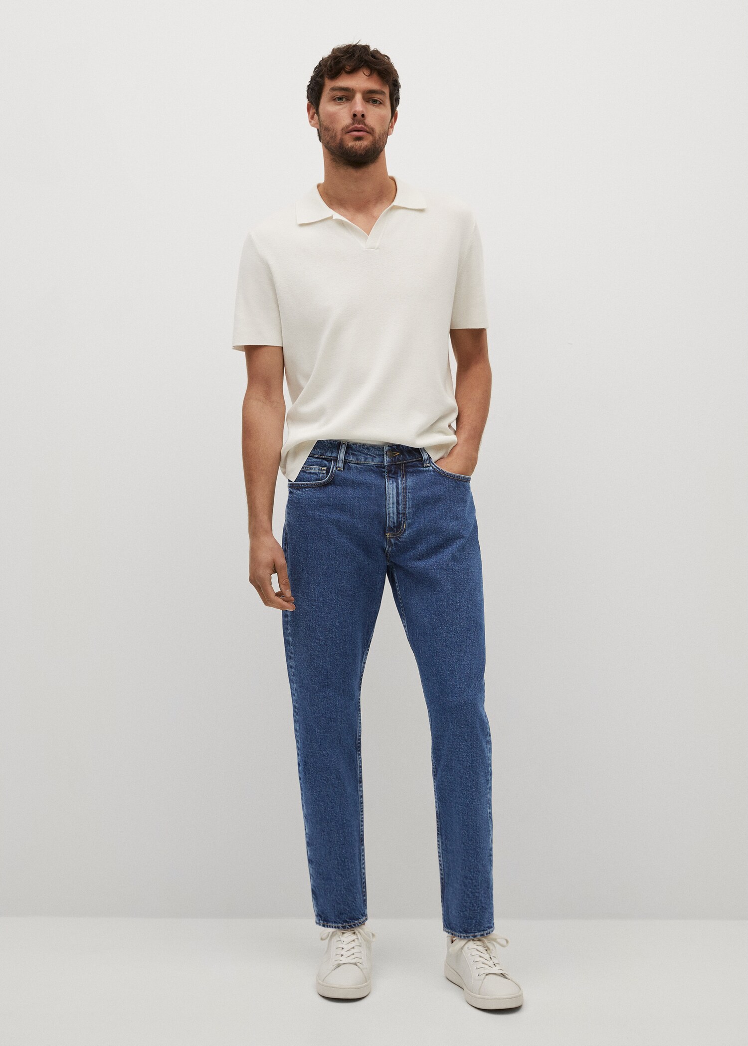 Jeans Ben tapered fit lavado oscuro - Plano general