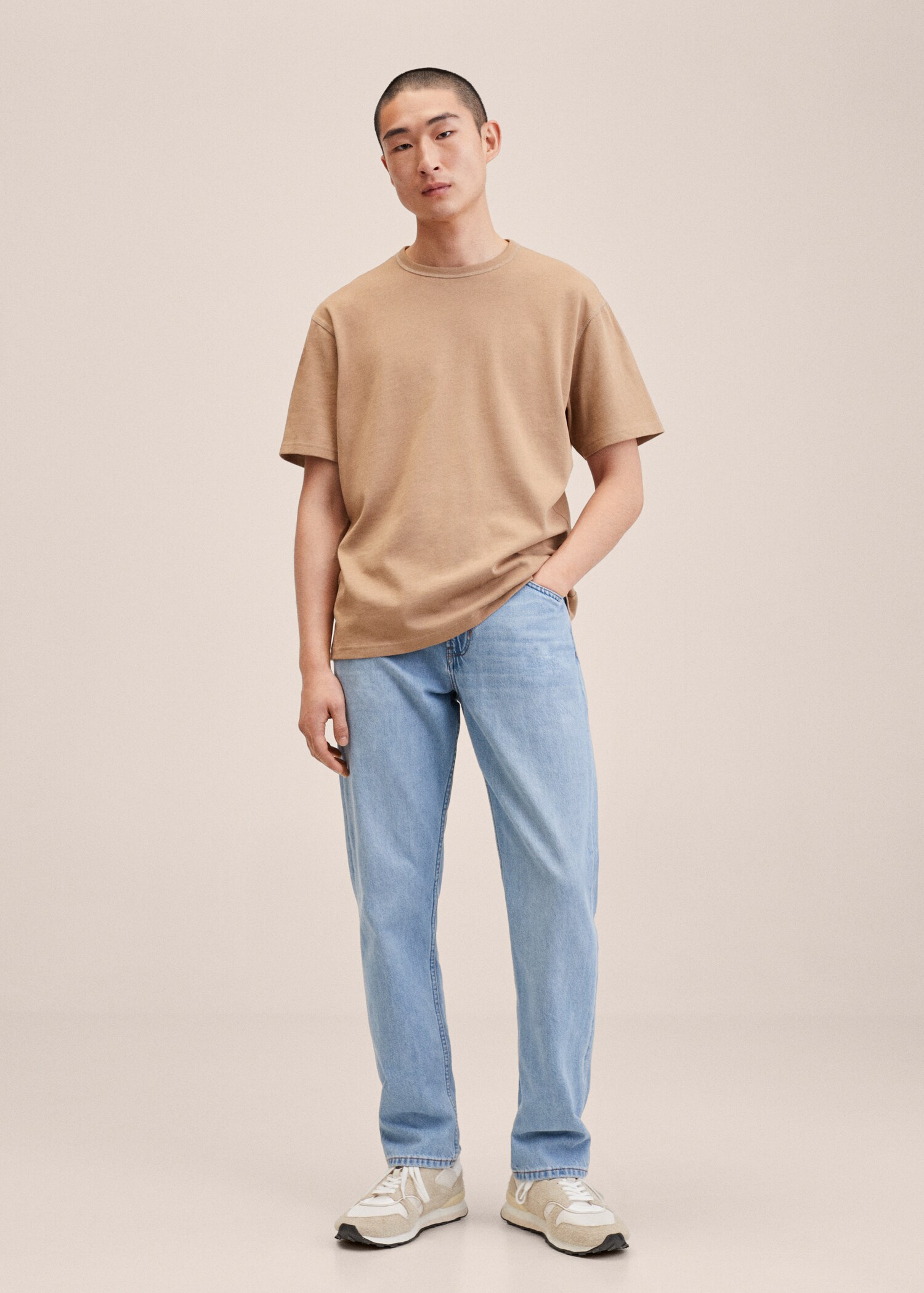 Jeans Bob straight-fit lavado claro - Plano general
