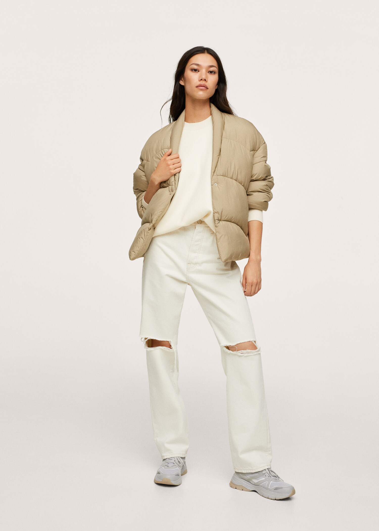 Stretch knit sweater - General plane