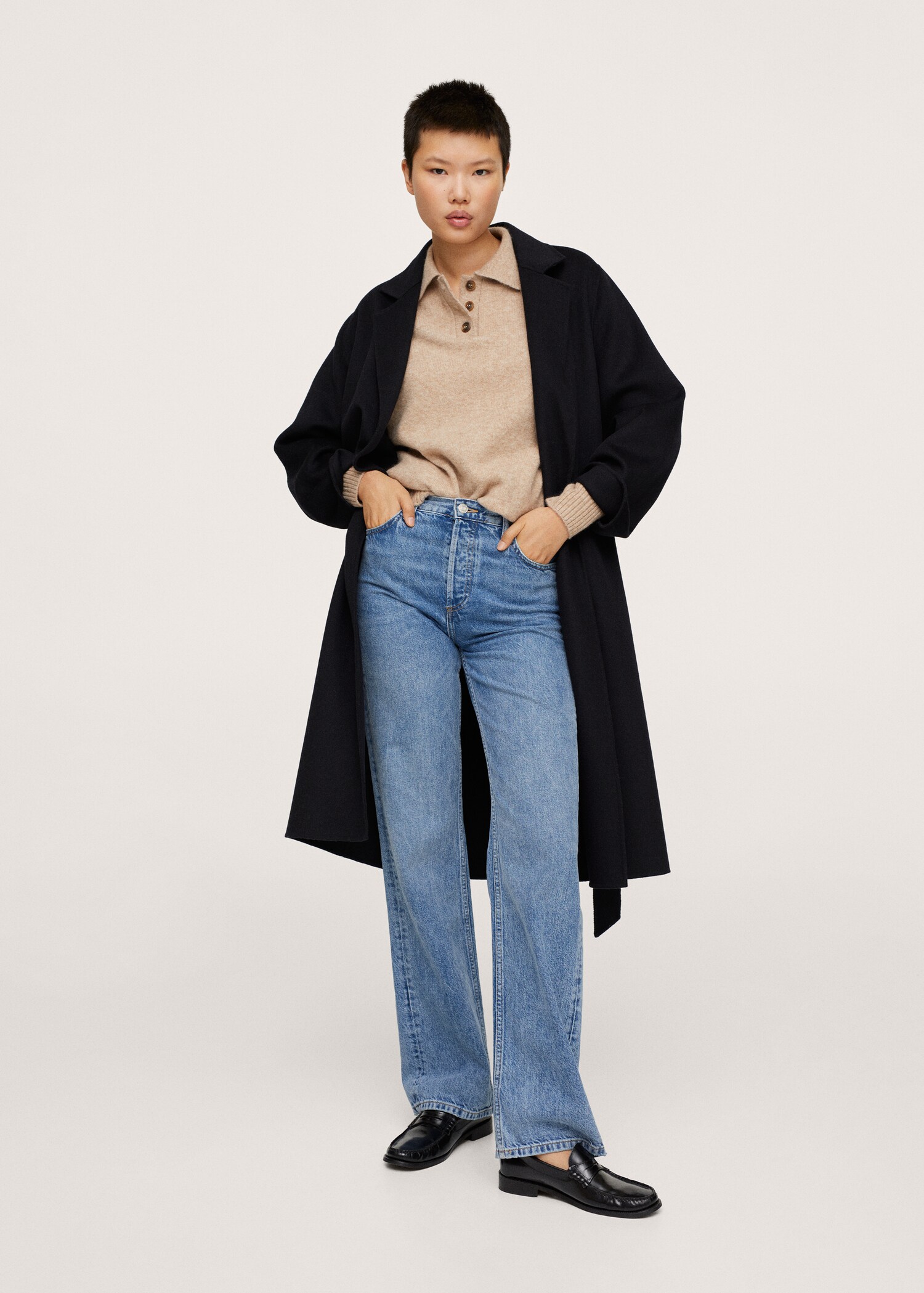 Belt handmade coat - General plane