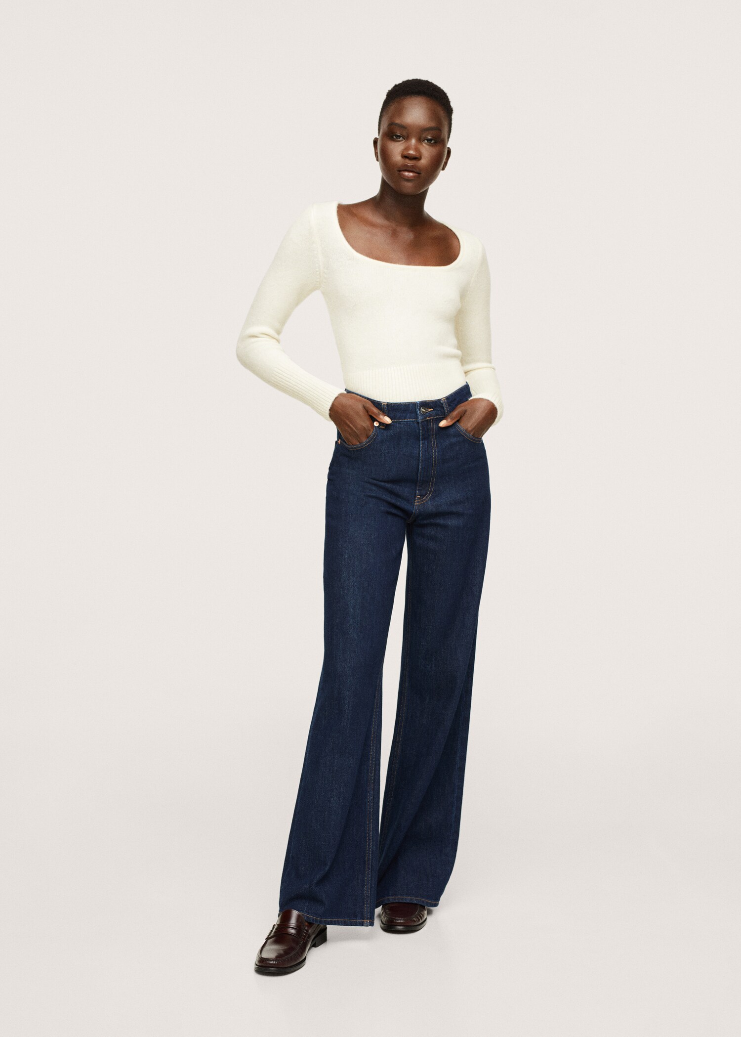 Textured knit sweater - General plane
