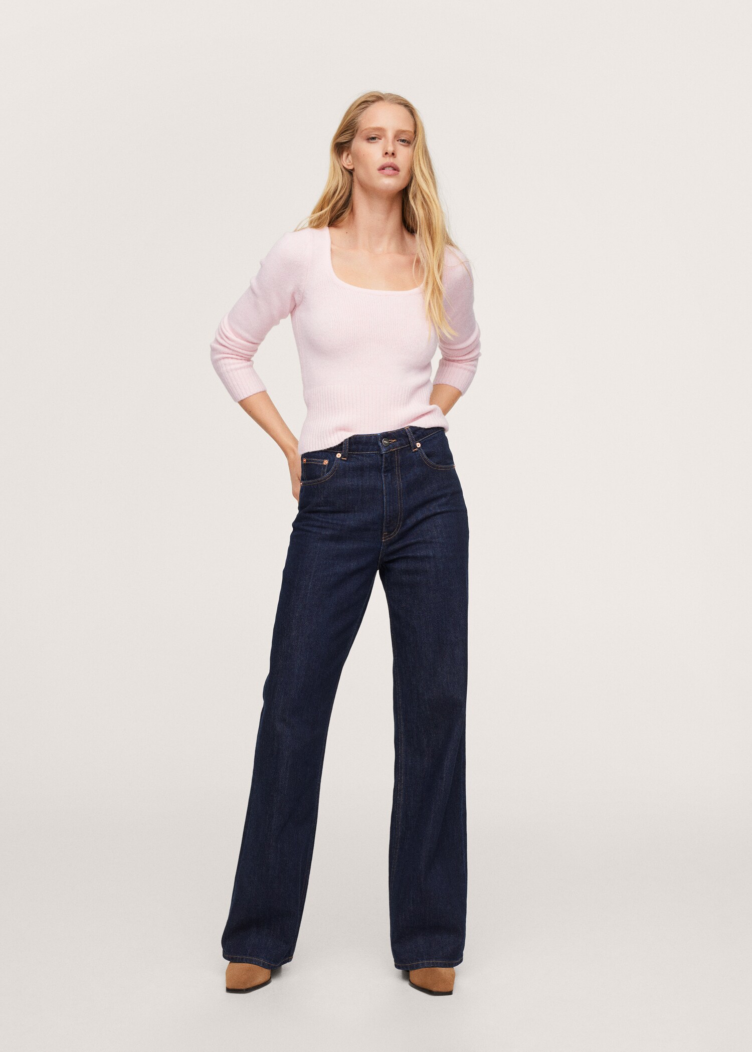 Textured knit sweater - General plane