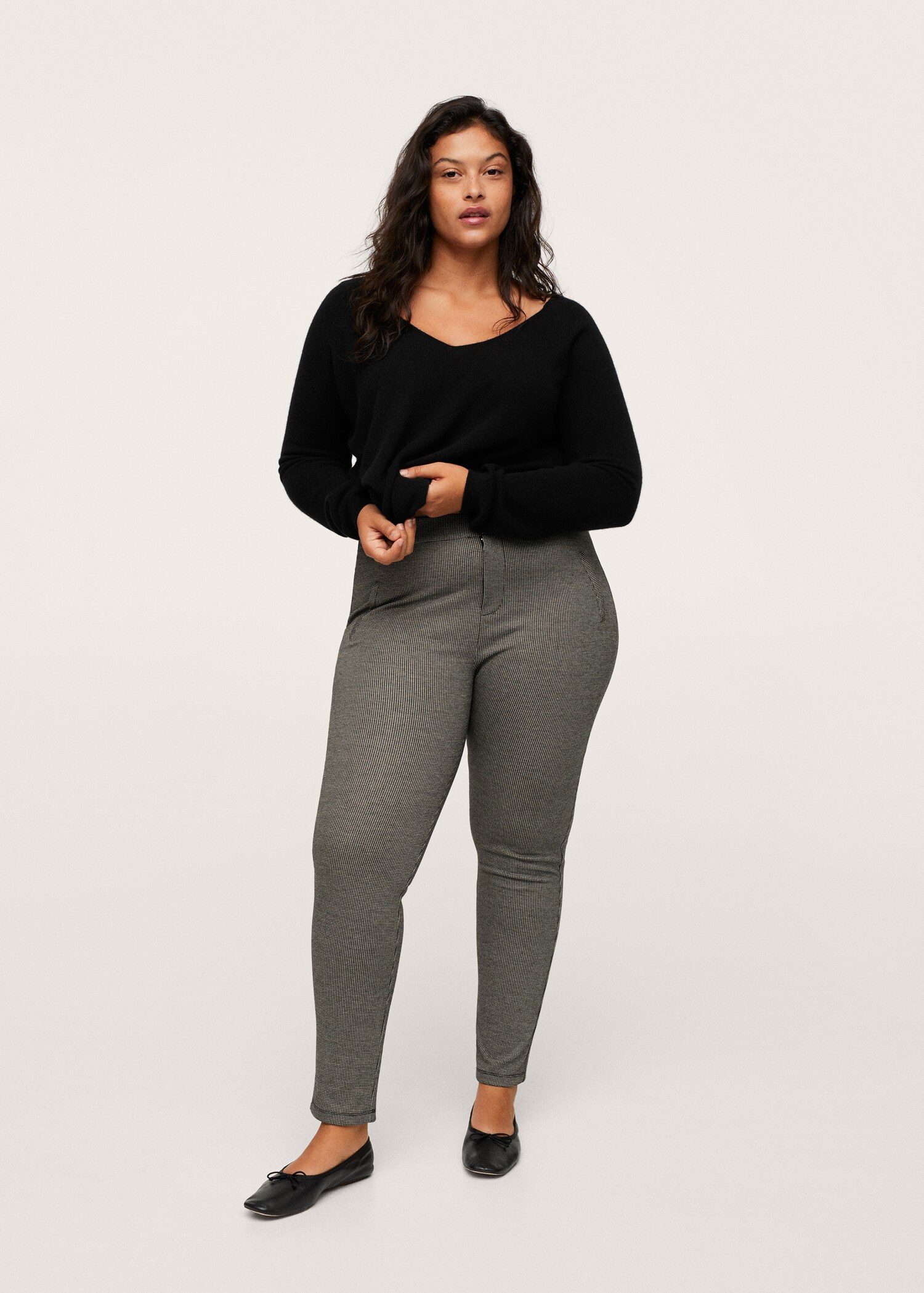 Legging met print - Overzichtstekening