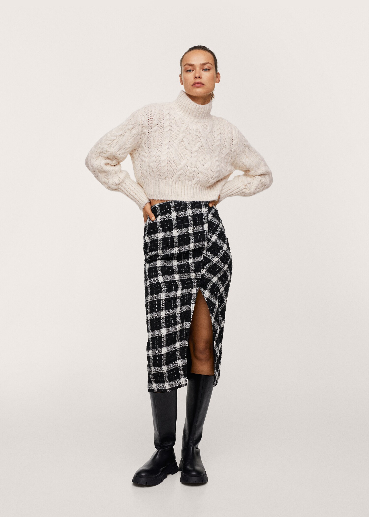 Jersey punto crop - Plano general
