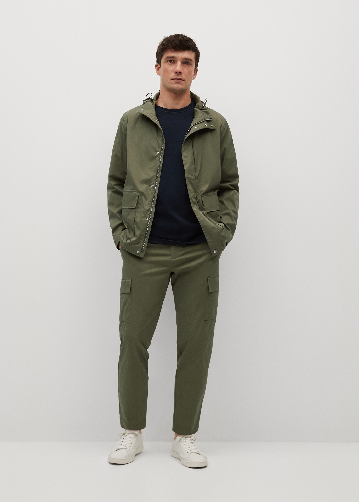 Parka algodón bolsillos - Plano general