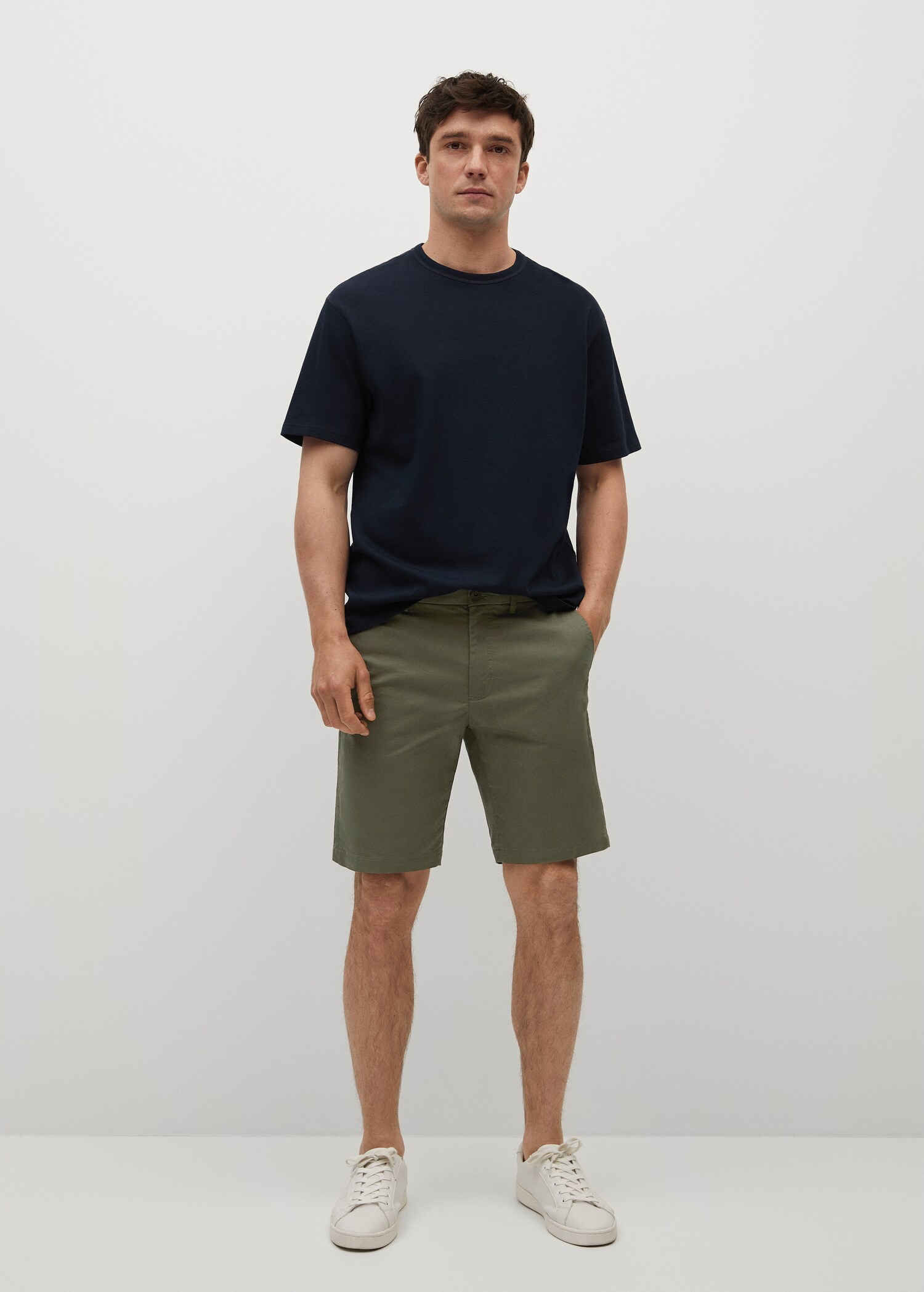 Bermudas slim fit chino algodón - Plano general