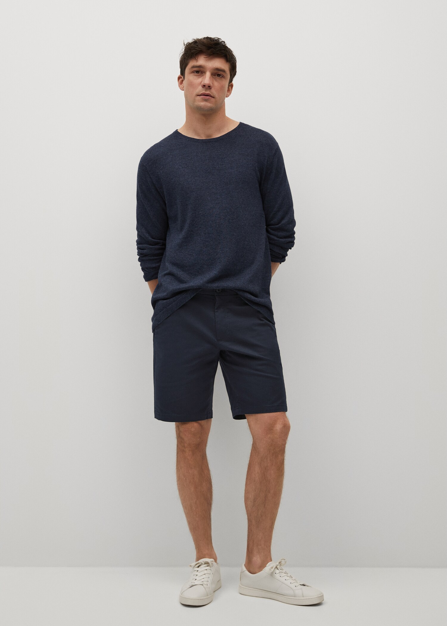 Bermudas slim fit chino algodón - Plano general