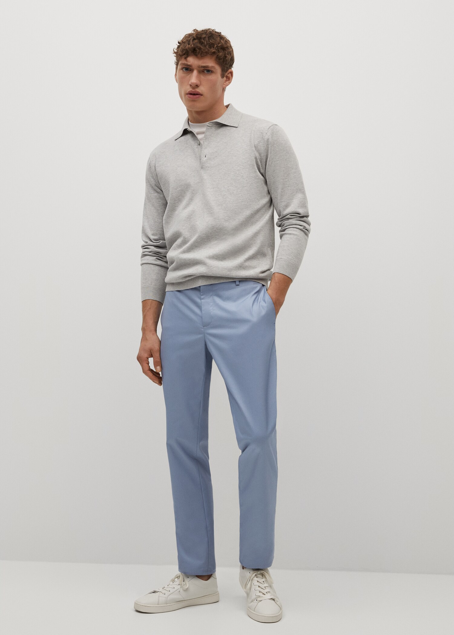 Kalhoty chino slim fit crop - Celkový náhled