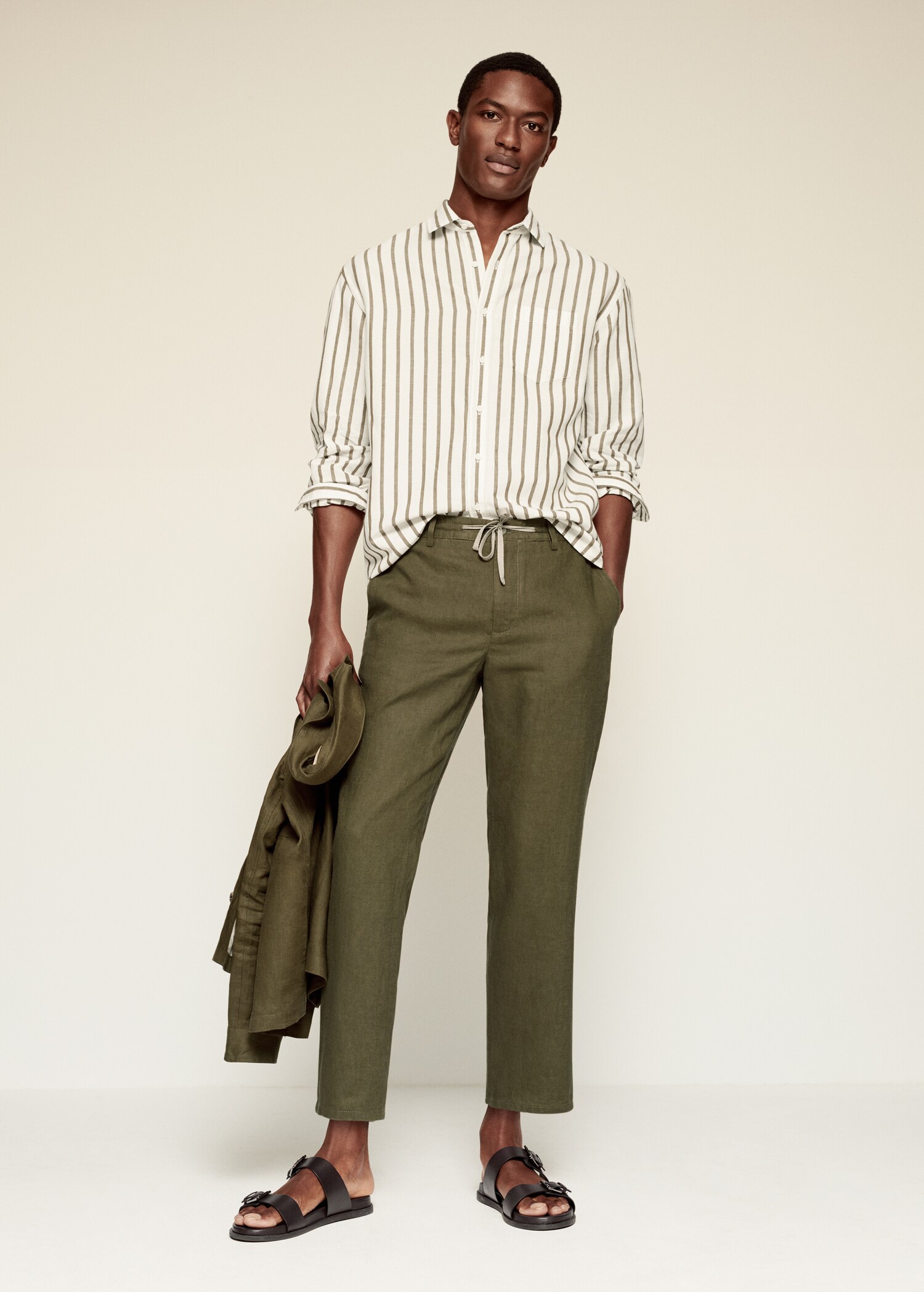 Relaxed-Leinenhose - Allgemeine Ansicht