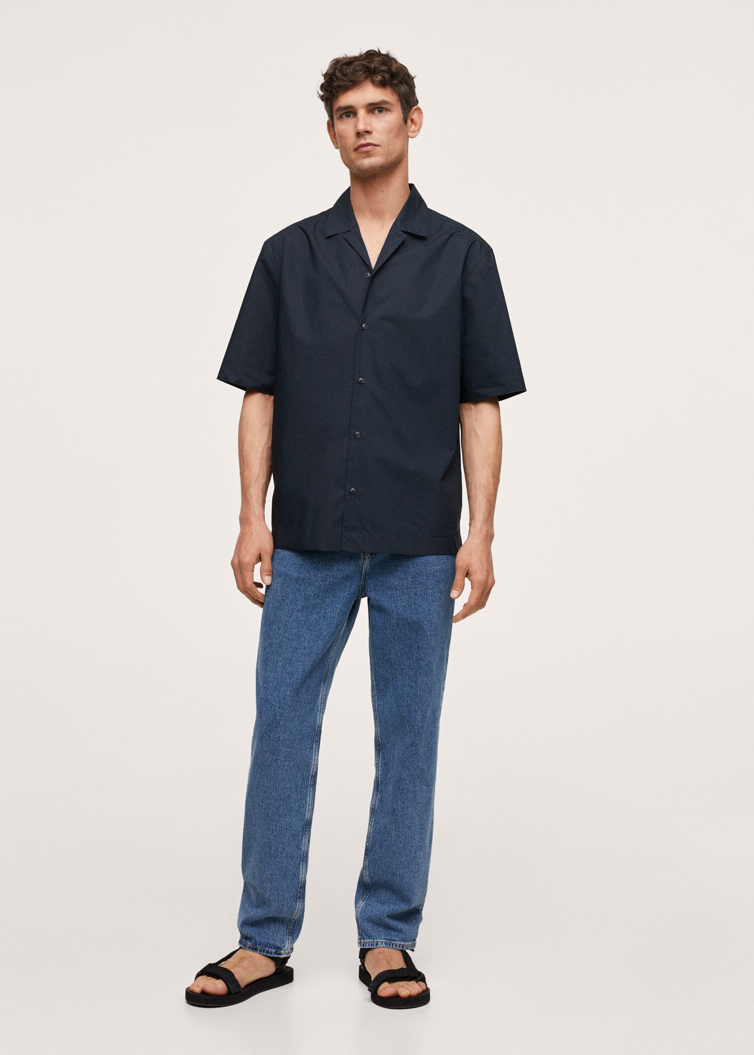 Chemise coton bowling - Plan général