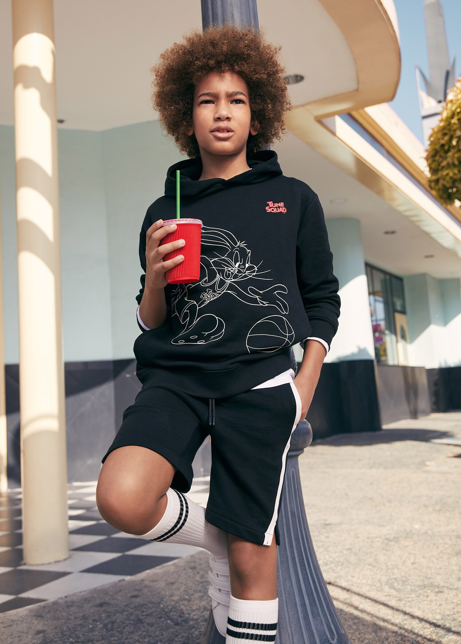 Bermudas jogger algodón - Plano general
