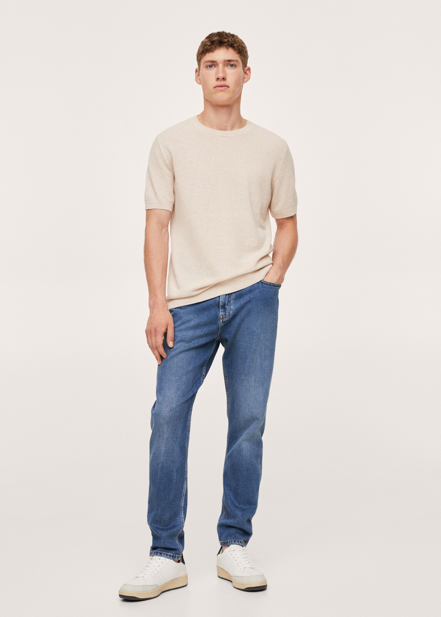 Jeans Tom tapered fit lyocell - Plano general
