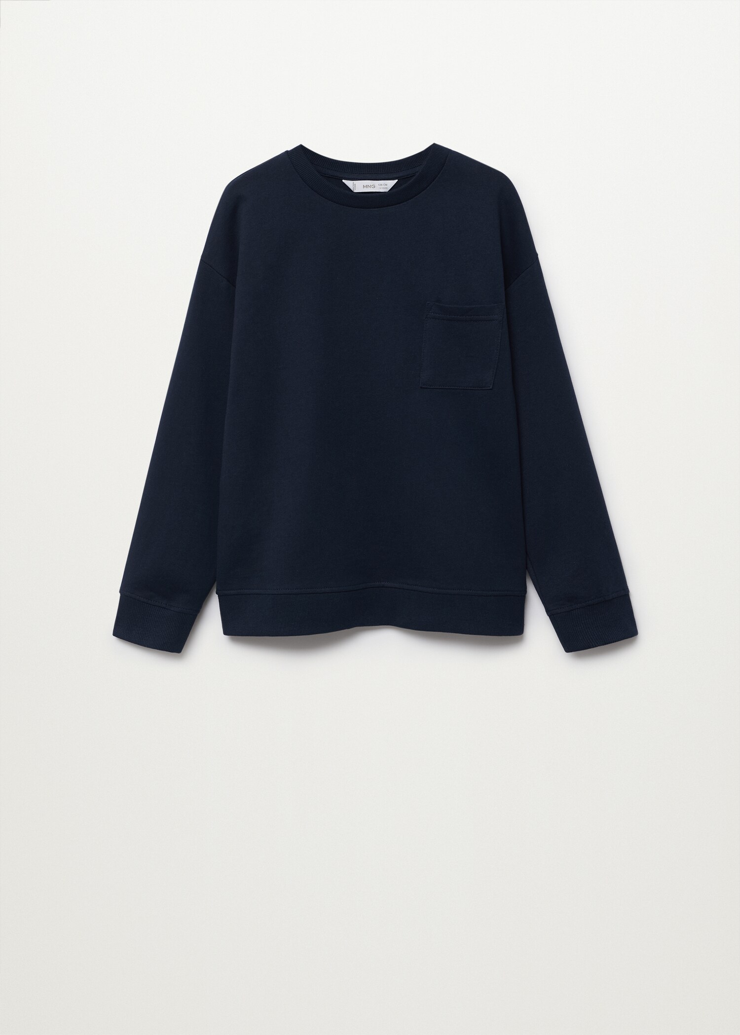 Sweat-shirt coton à poche - Plan général