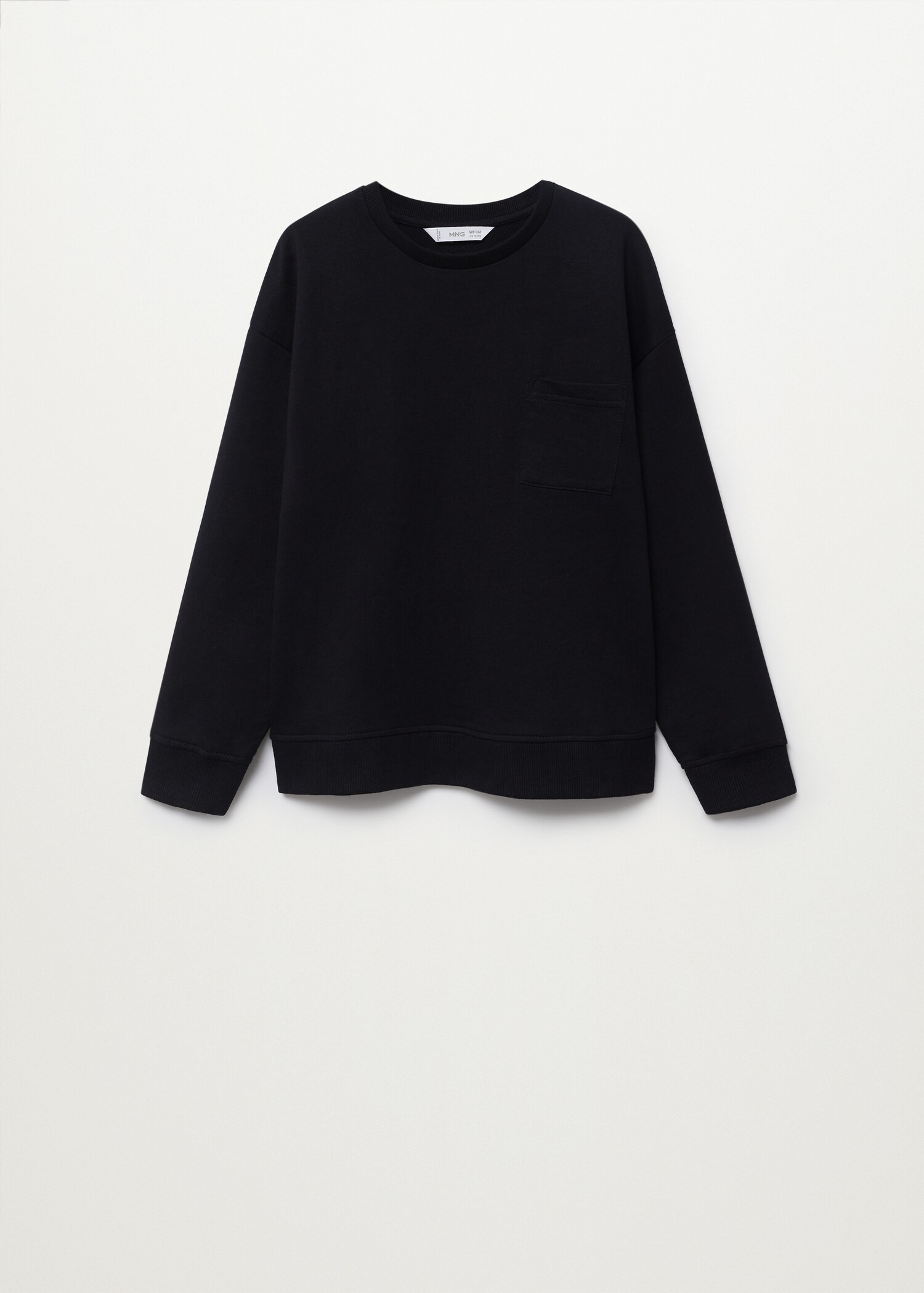 Sweat-shirt coton à poche - Plan général