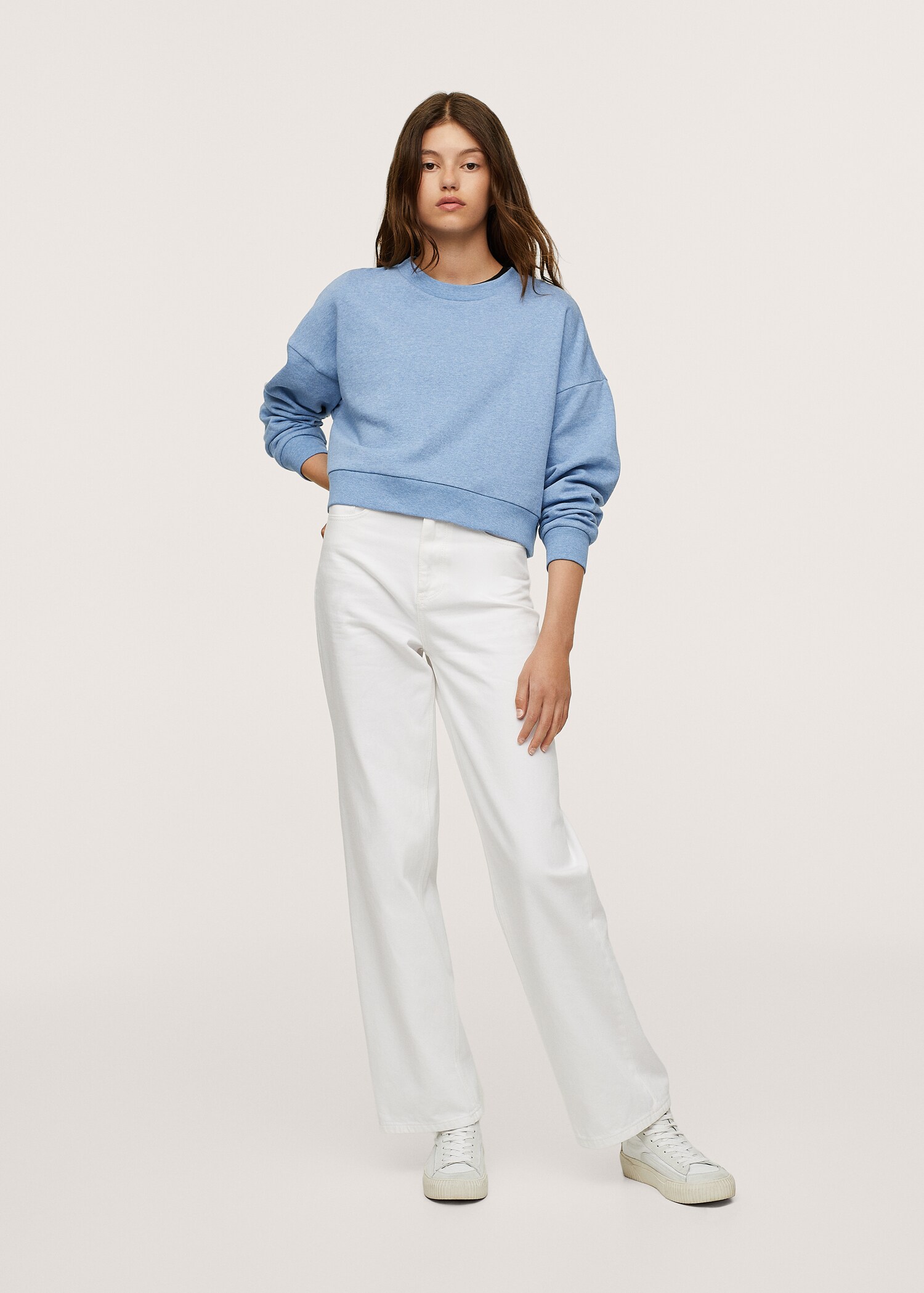 Mikina crop oversize - Celkový náhled