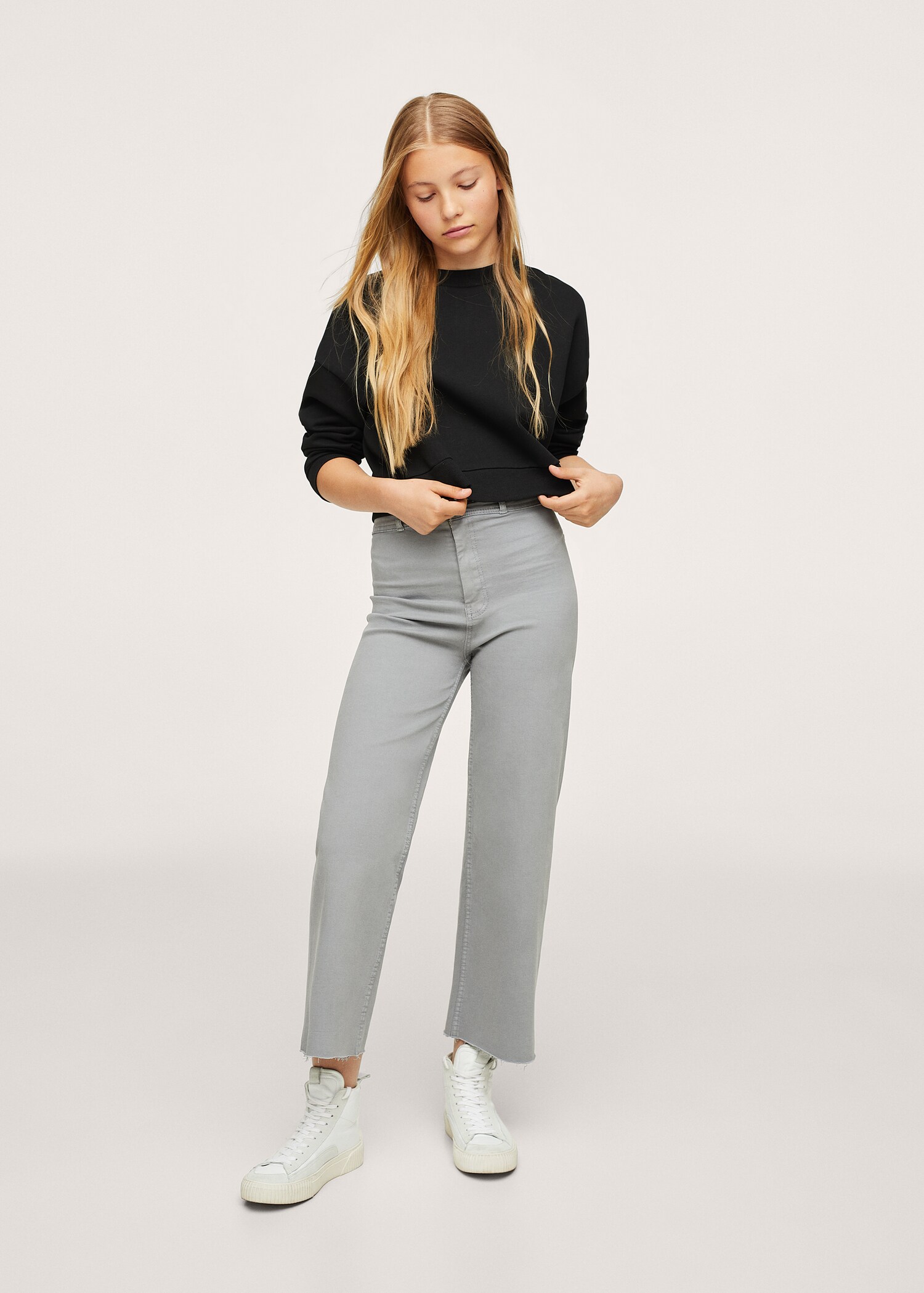 Mikina crop oversize - Celkový náhled