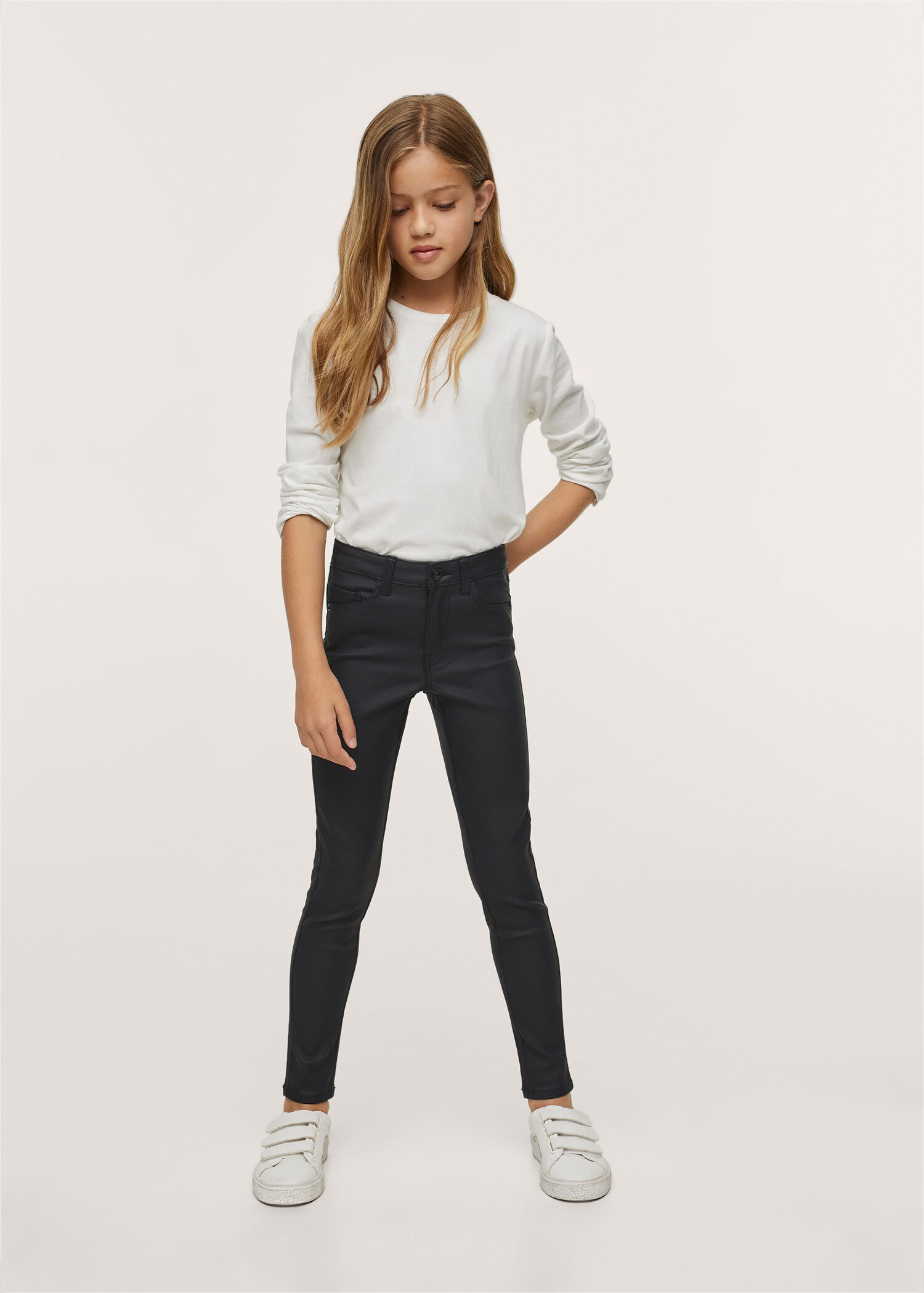 Jeans skinny encerados - Plano general