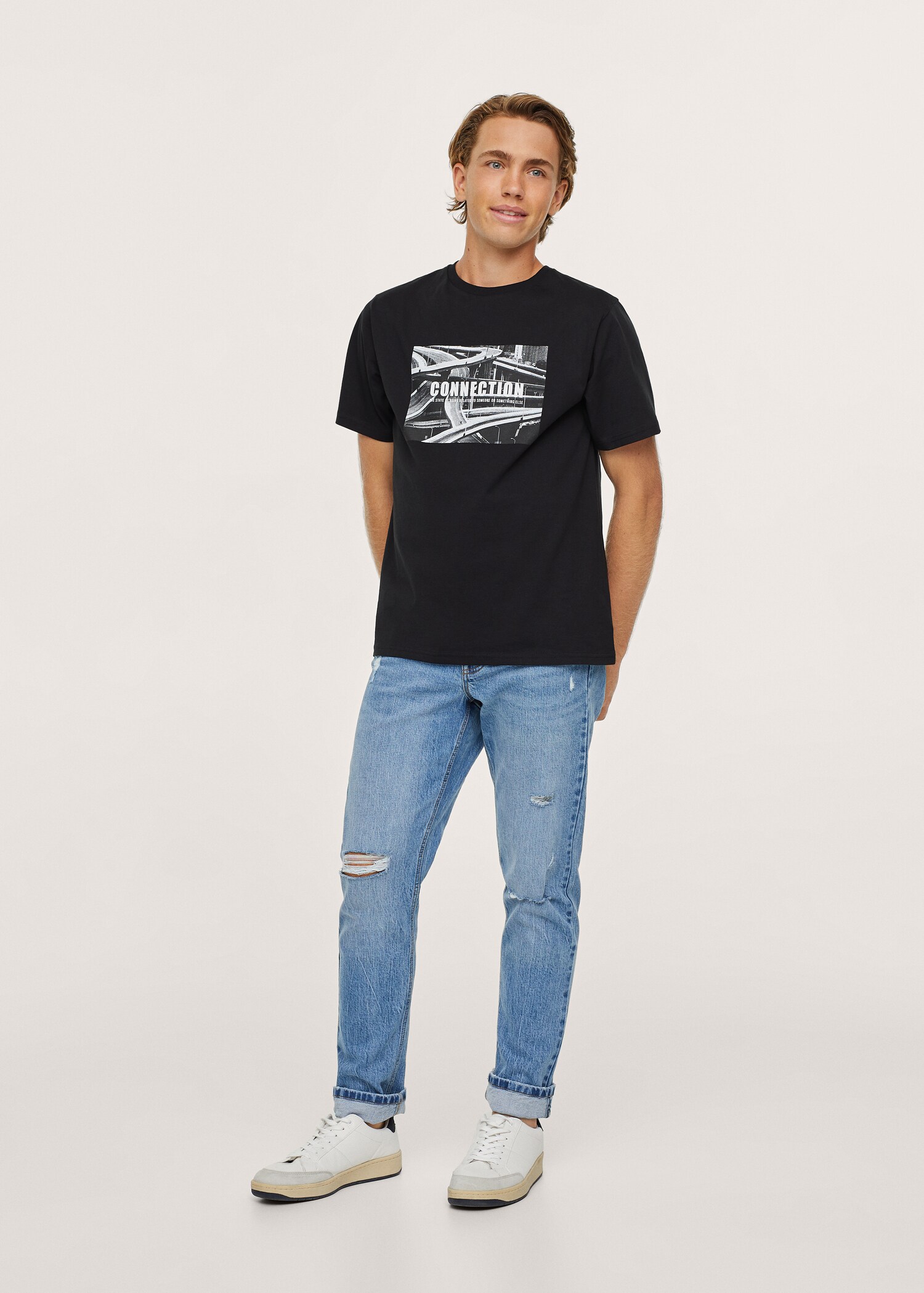 Camiseta estampada algodón - Plano general