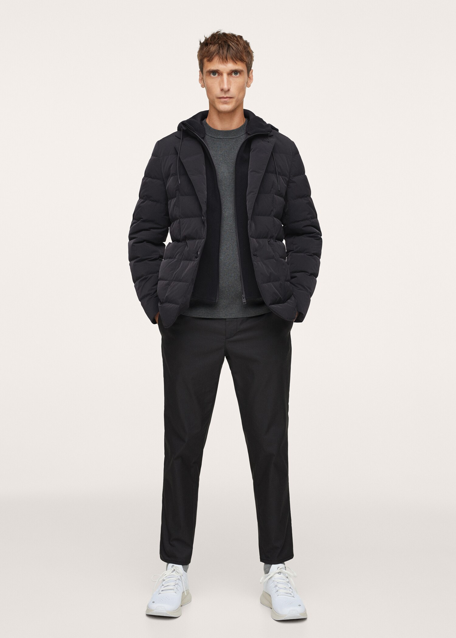 Chaqueta acolchada impermeable - Plano general
