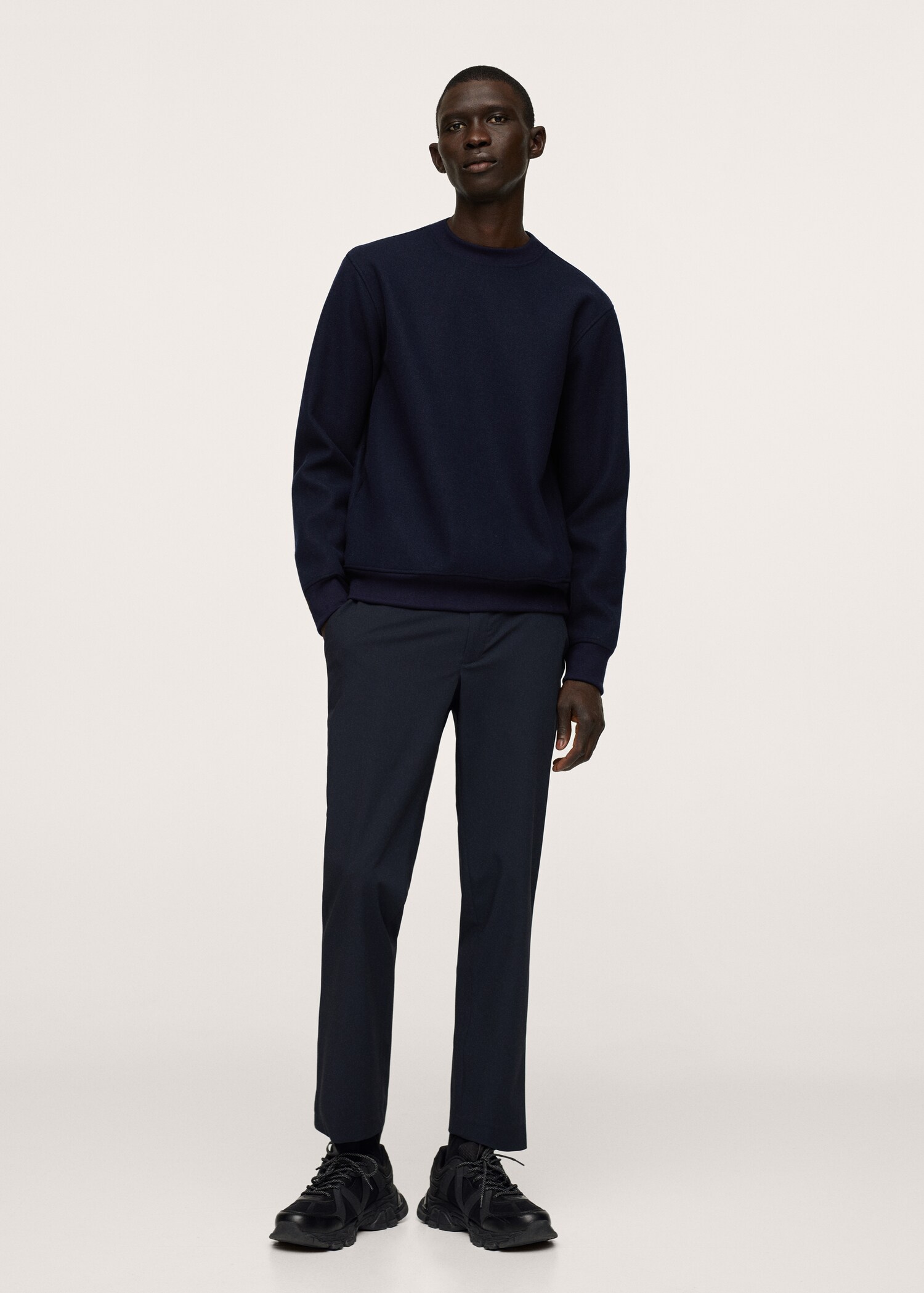 Strečové kalhoty tapered fit - Celkový náhled