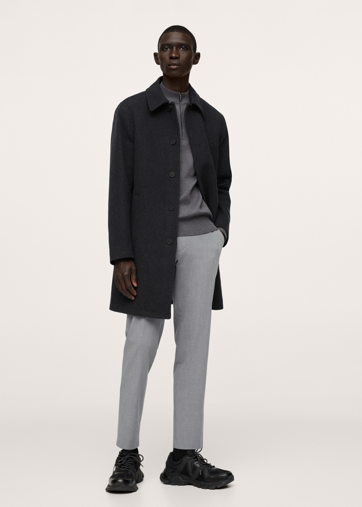 Strečové kalhoty tapered fit - Celkový náhled