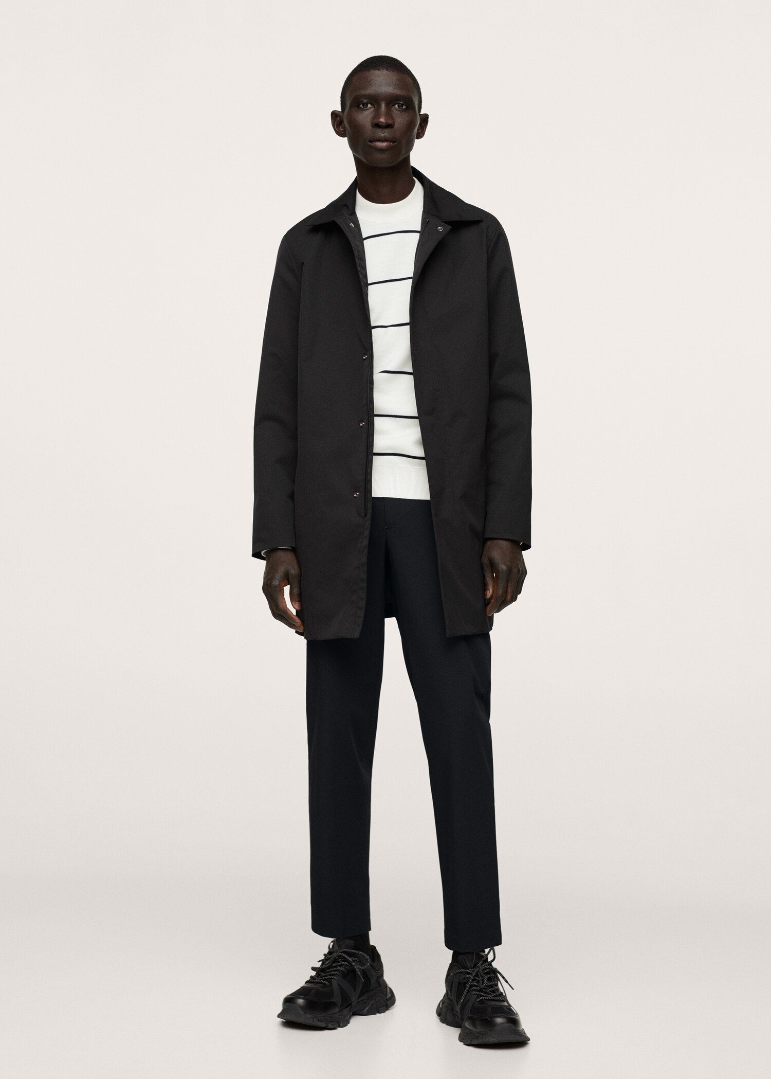 Strečové kalhoty tapered fit - Celkový náhled