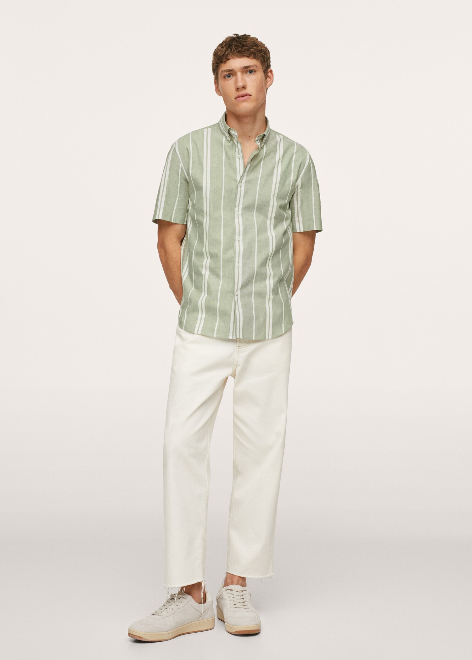 Striped cotton shirt - General plane