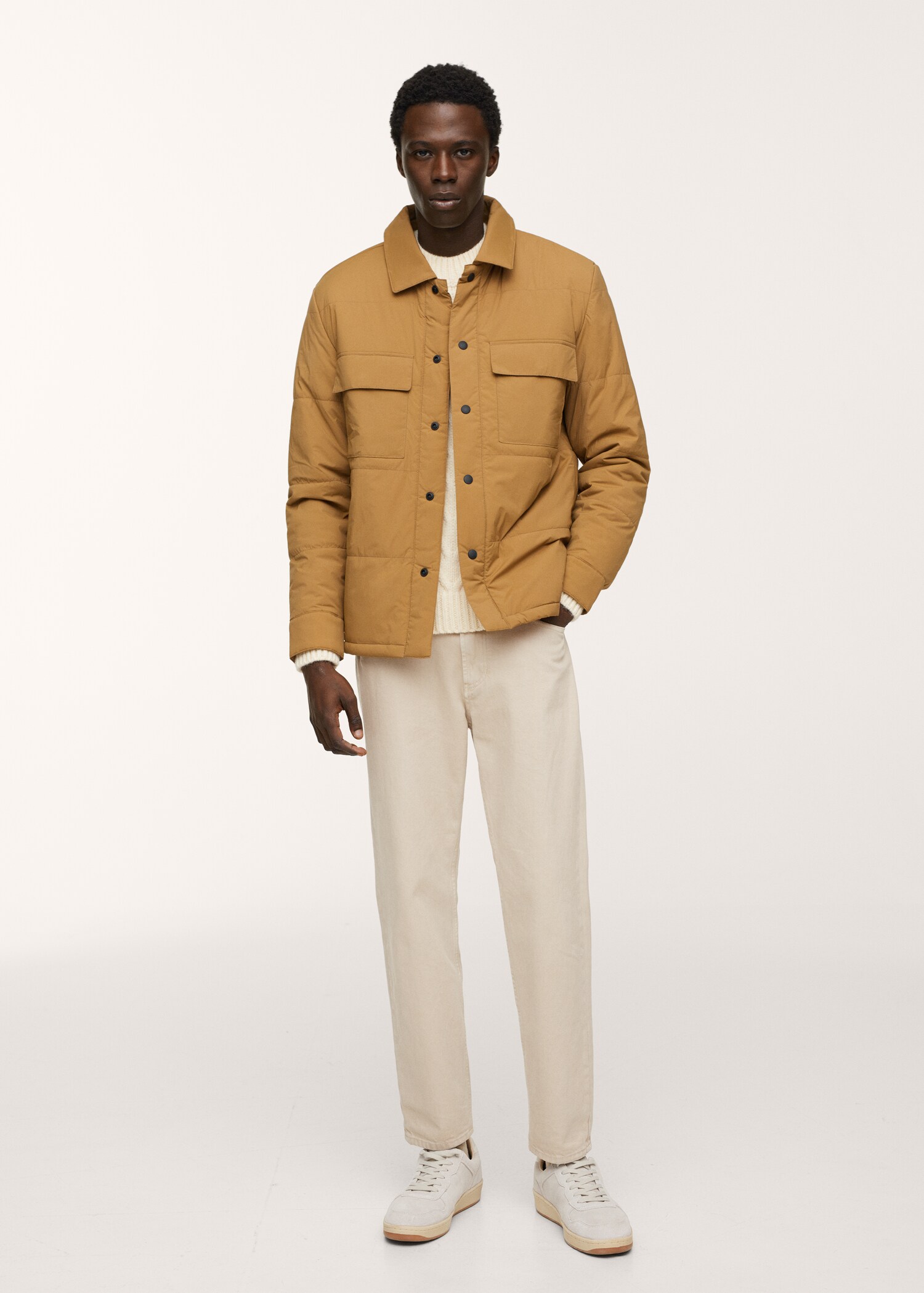 Sobrecamisa acolchada impermeable - Plano general