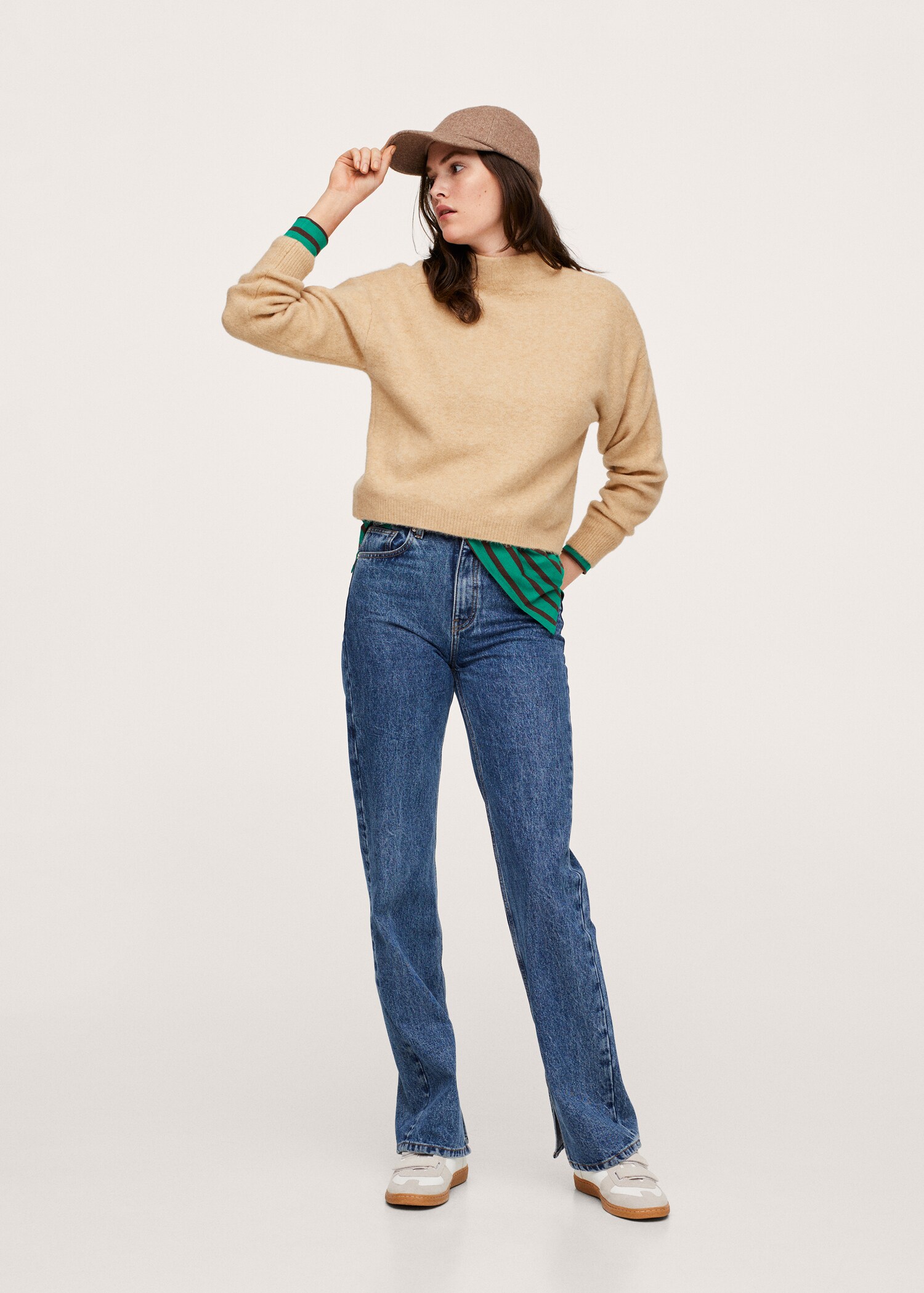 Jersey punto crop - Plano general