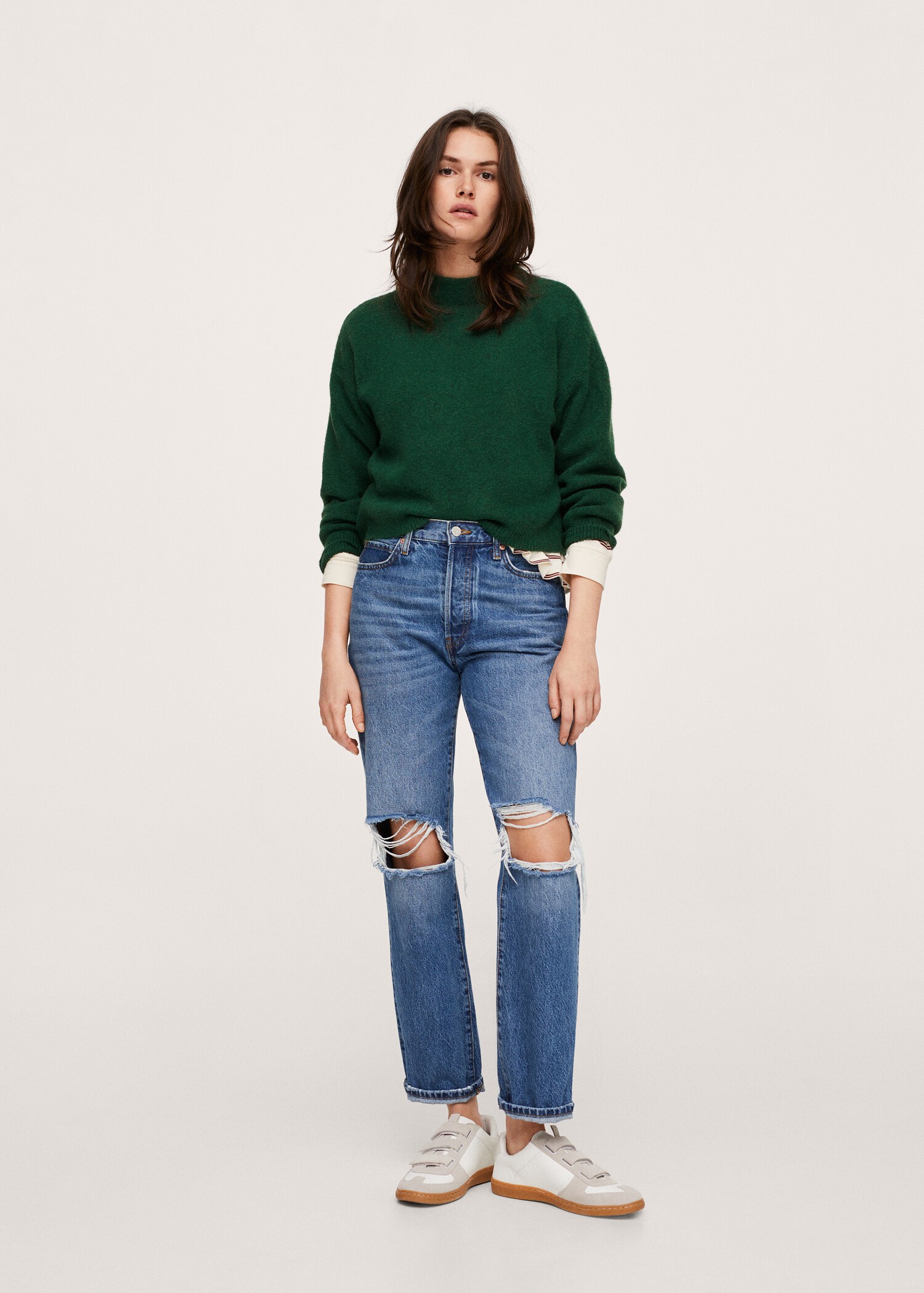 Jersey punto crop - Plano general