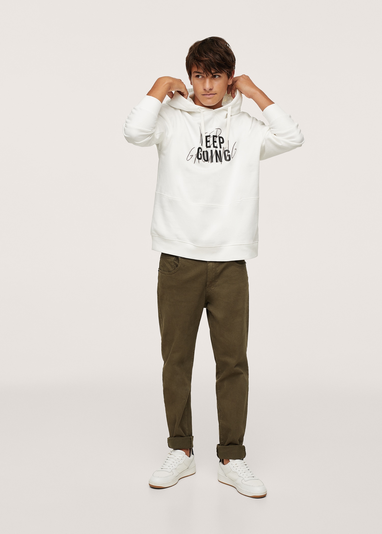 Mikina oversize s nápisem - Celkový náhled