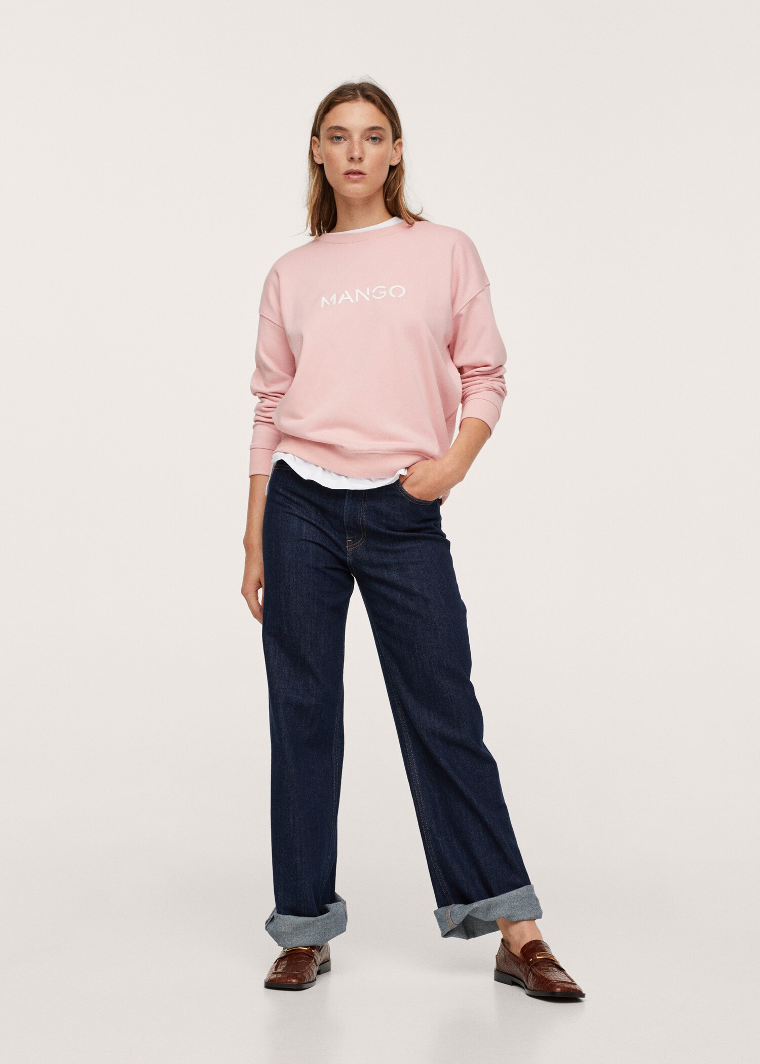 Logo cotton sweatshirt - General plane